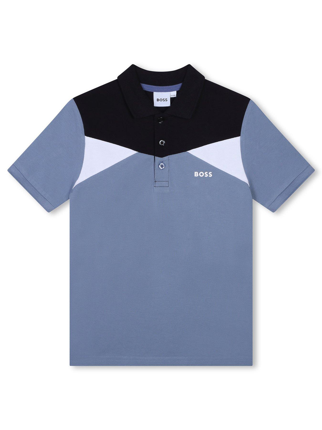 boss-boys-colour-block-polo-shirt-blue