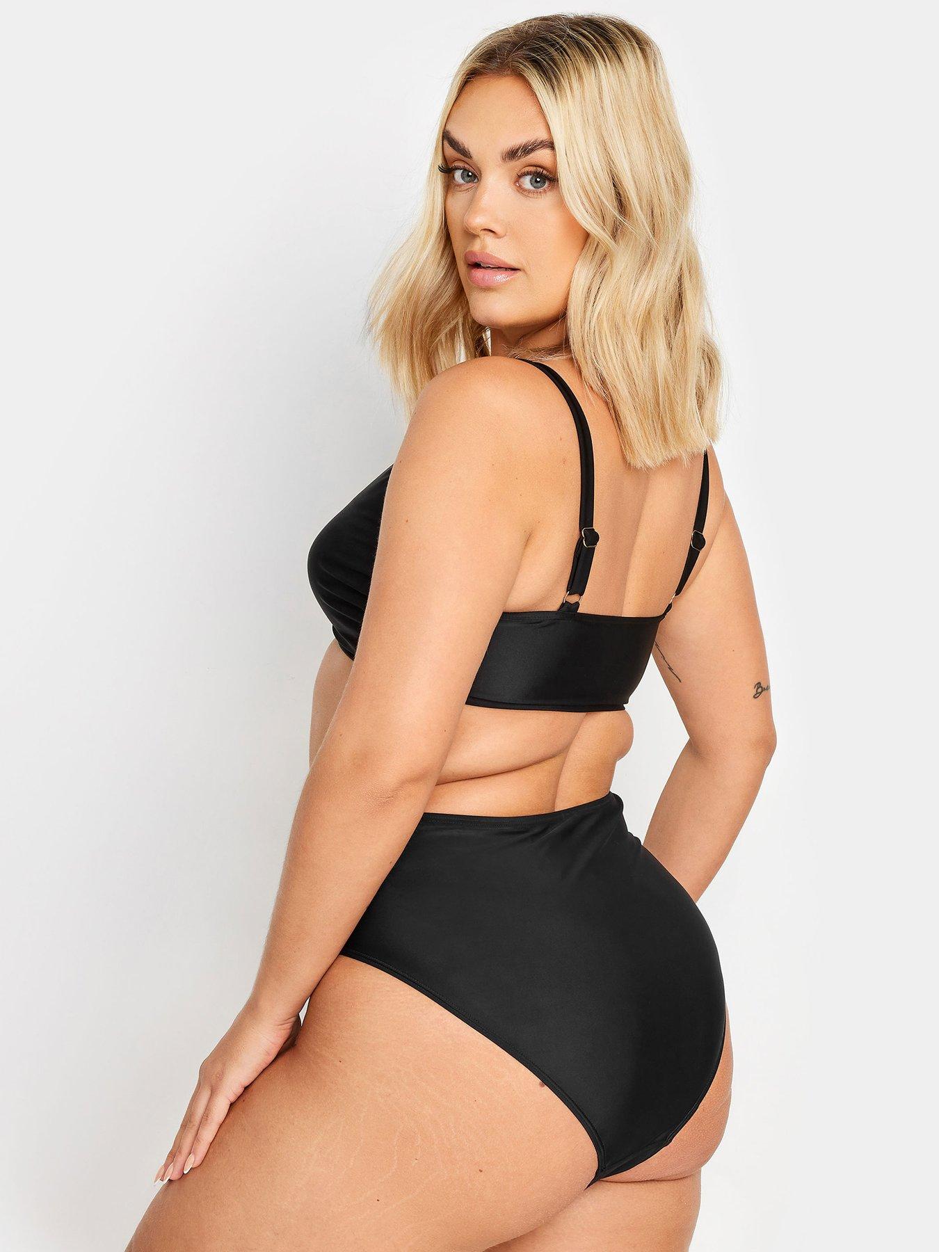 yours-curve-diamante-trim-bikini-top-blackstillFront