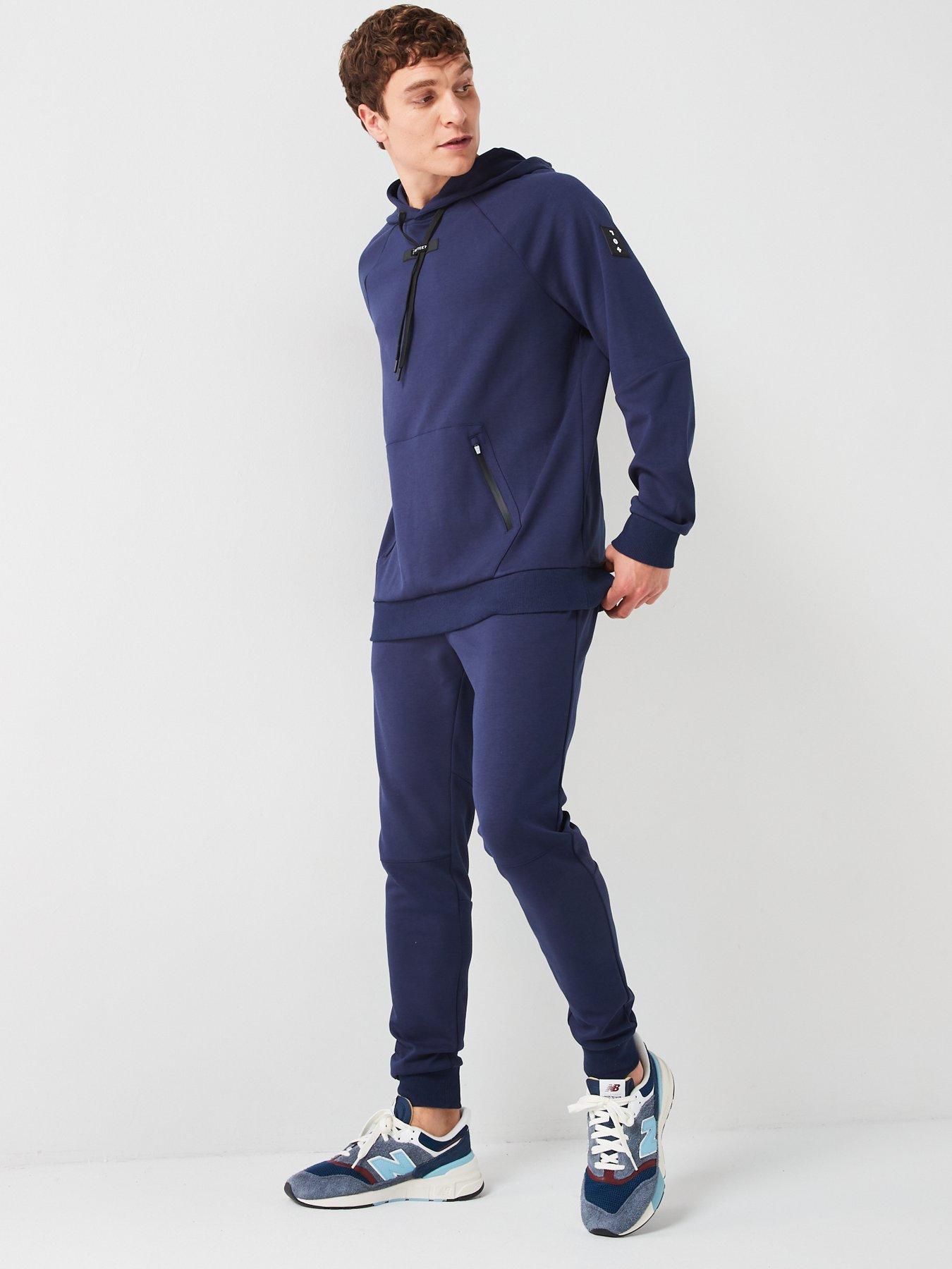 Image 3 of 4 of Aytee7 x Very Technical Interlock Jogger - Navy