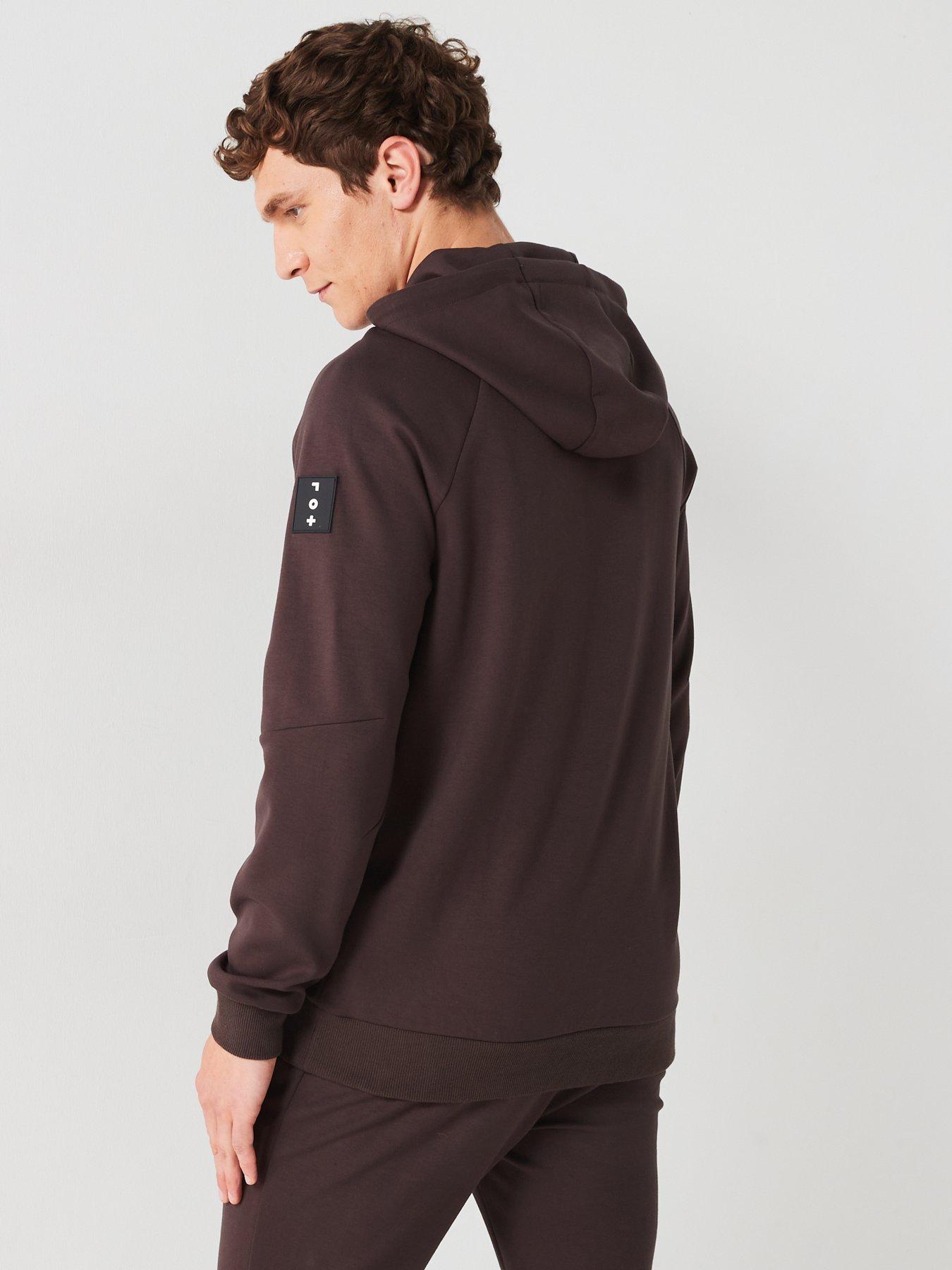 Image 2 of 5 of Aytee7 x Very Technical Interlock Hoodie - Brown