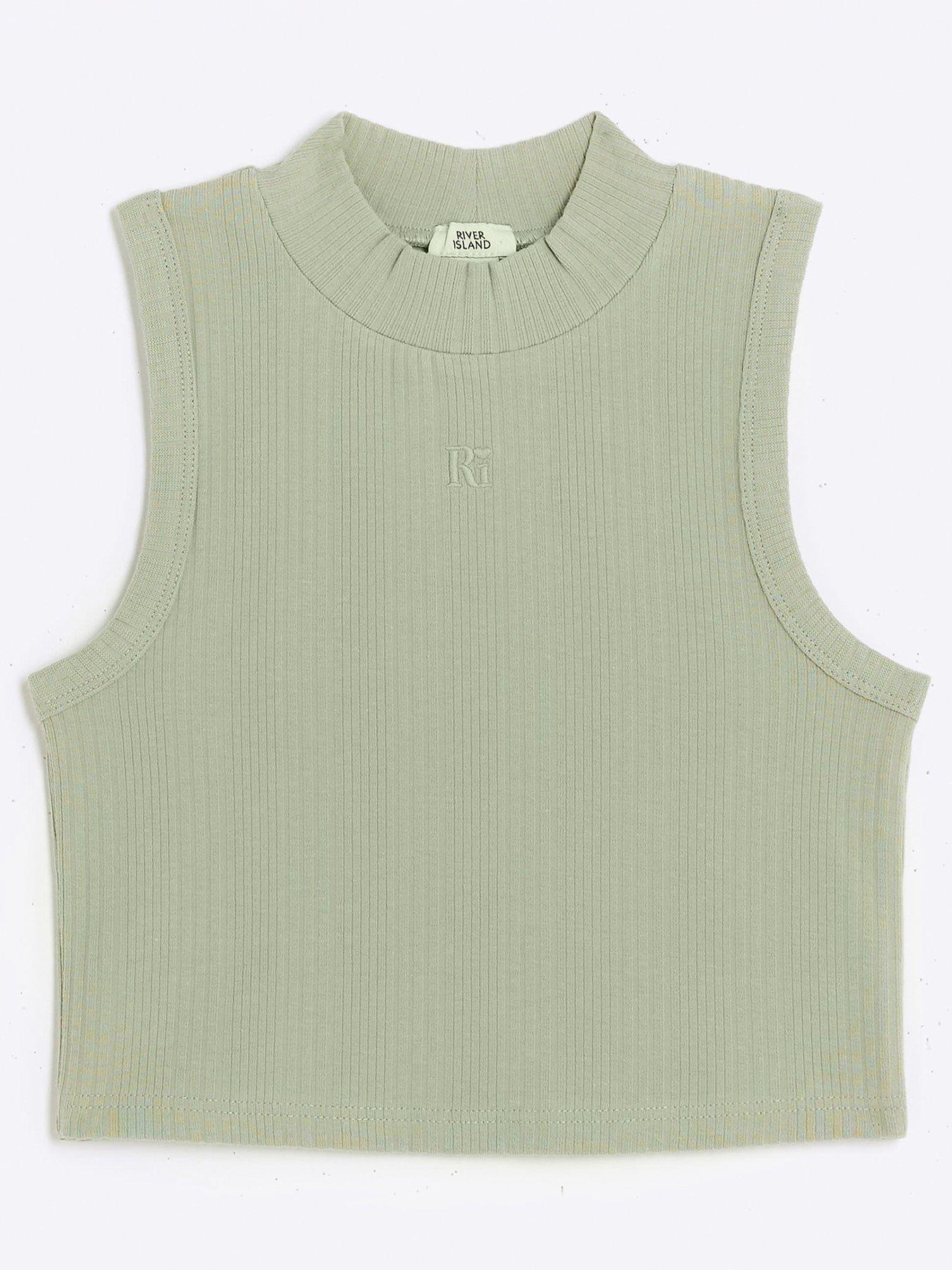 river-island-girls-ribbed-high-neck-tank-top-green