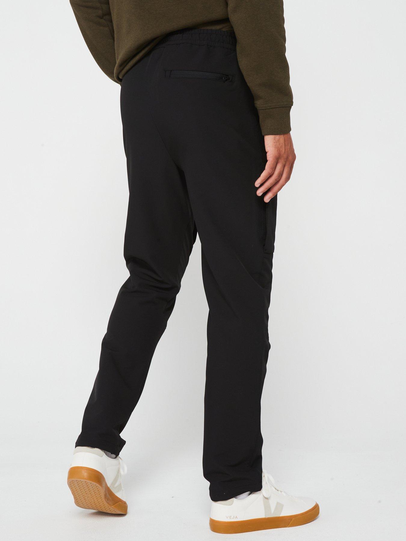 very-man-zip-pocket-cargo-trousers-blackstillFront