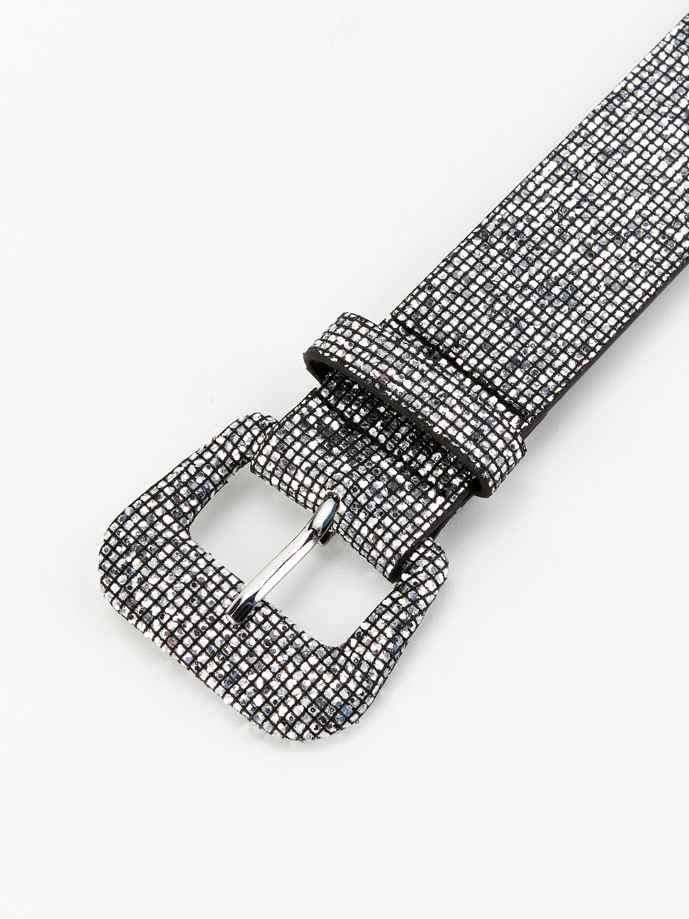 pieces-glitter-belt-silveroutfit