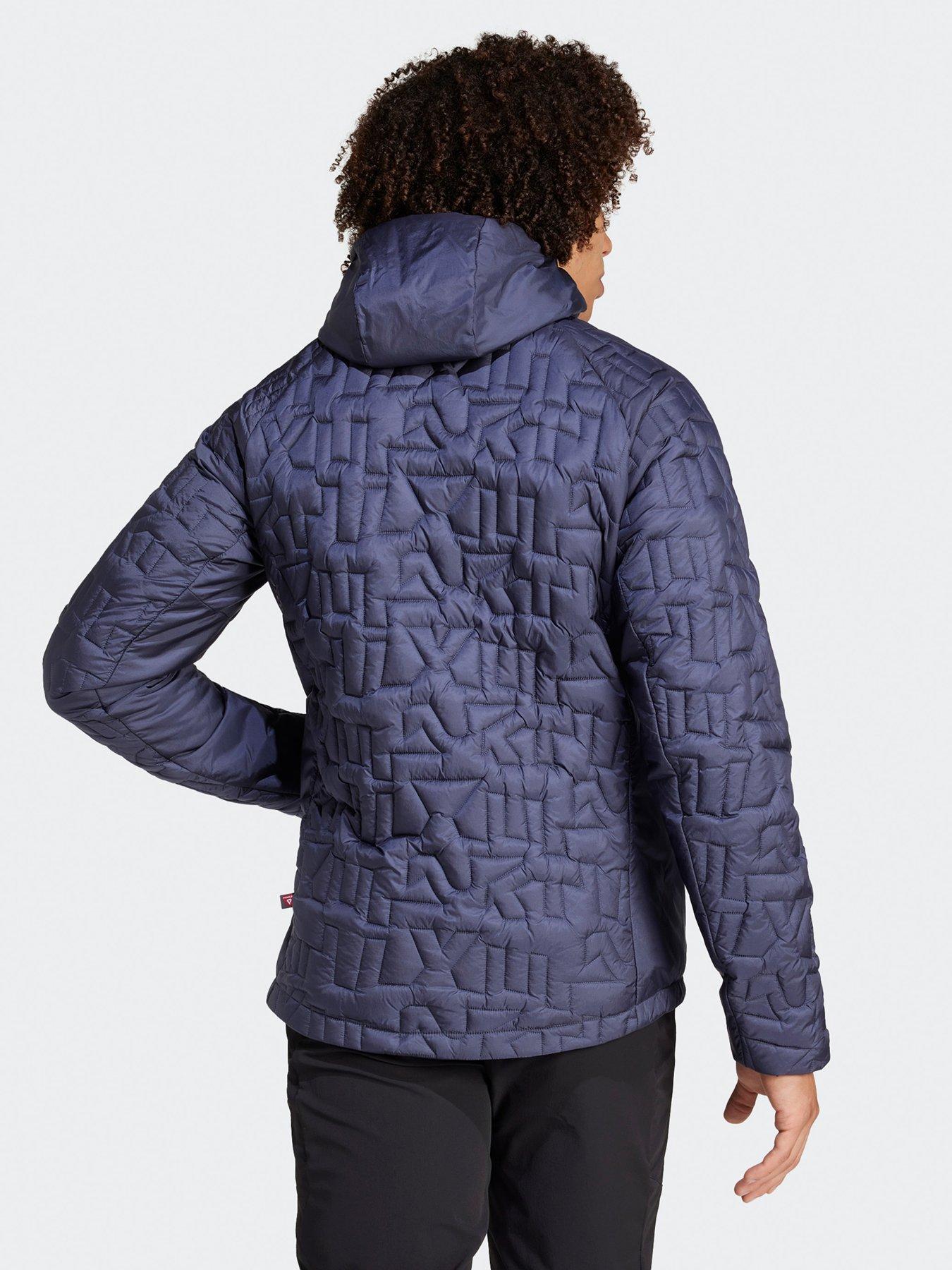Image 2 of 5 of adidas Terrex Mens Xpr Lightly Filled Hiking Jacket - Navy