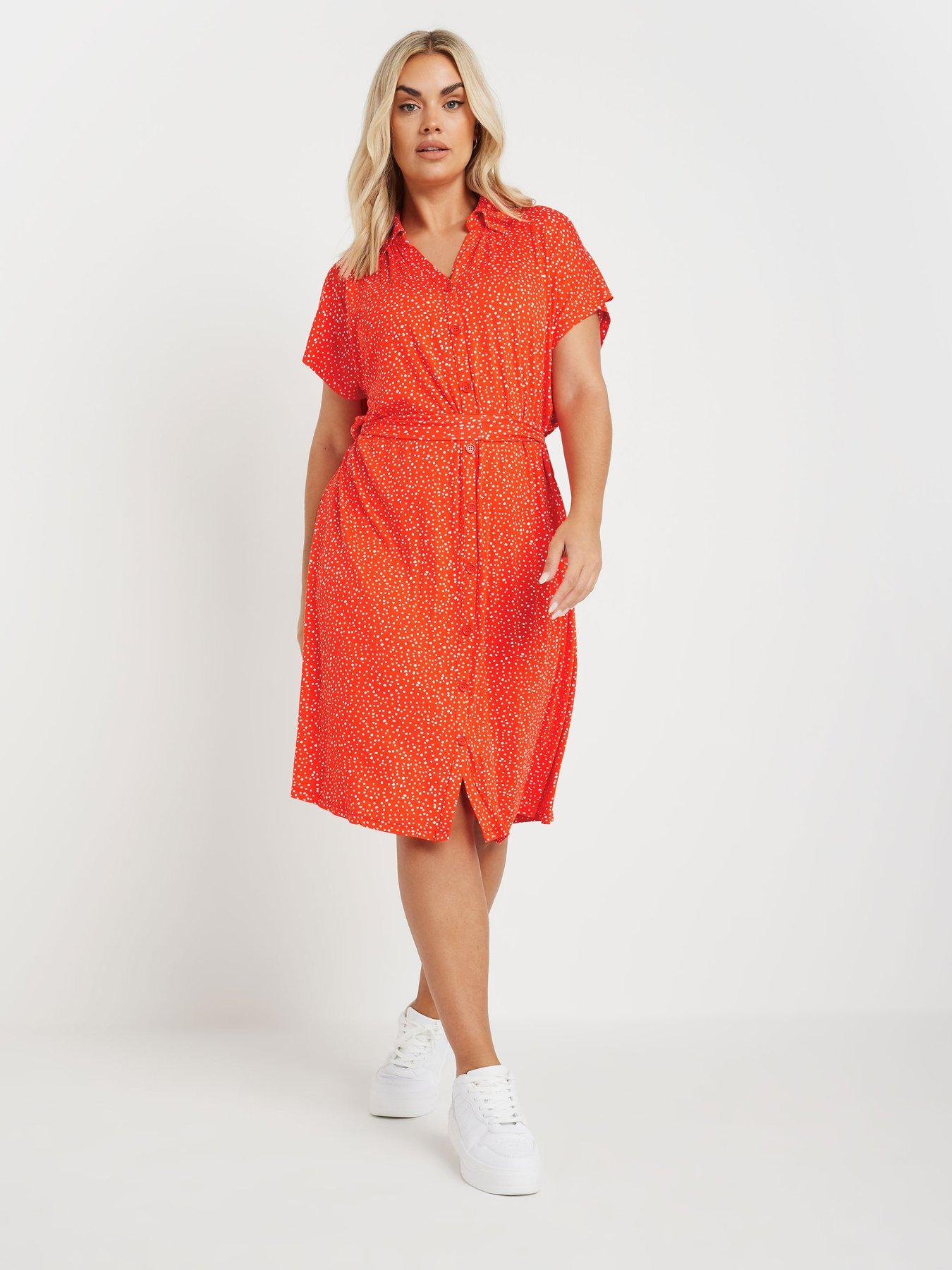 yours-curve-dot-print-dress