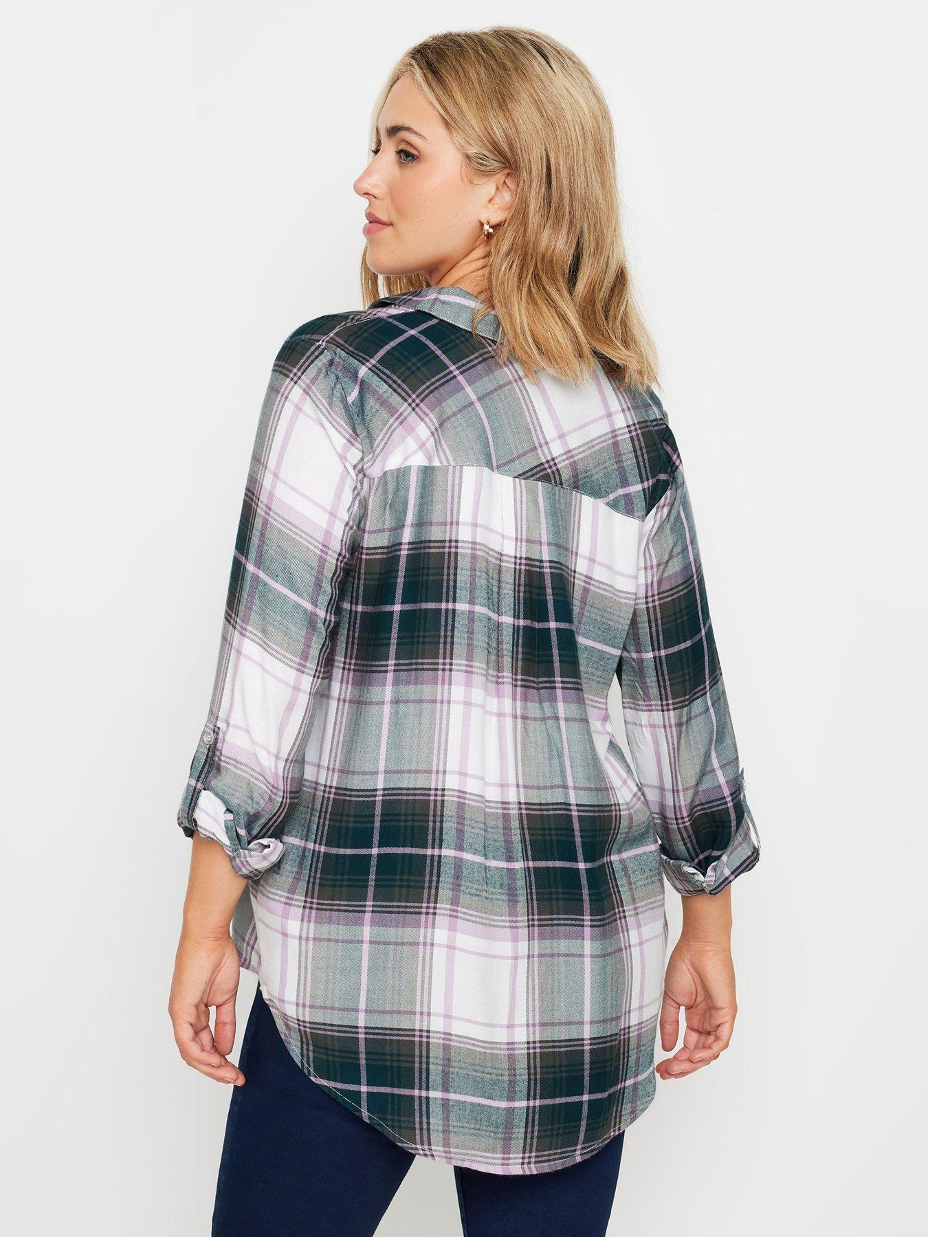 mco-checked-boyfriend-shirt-purplestillFront