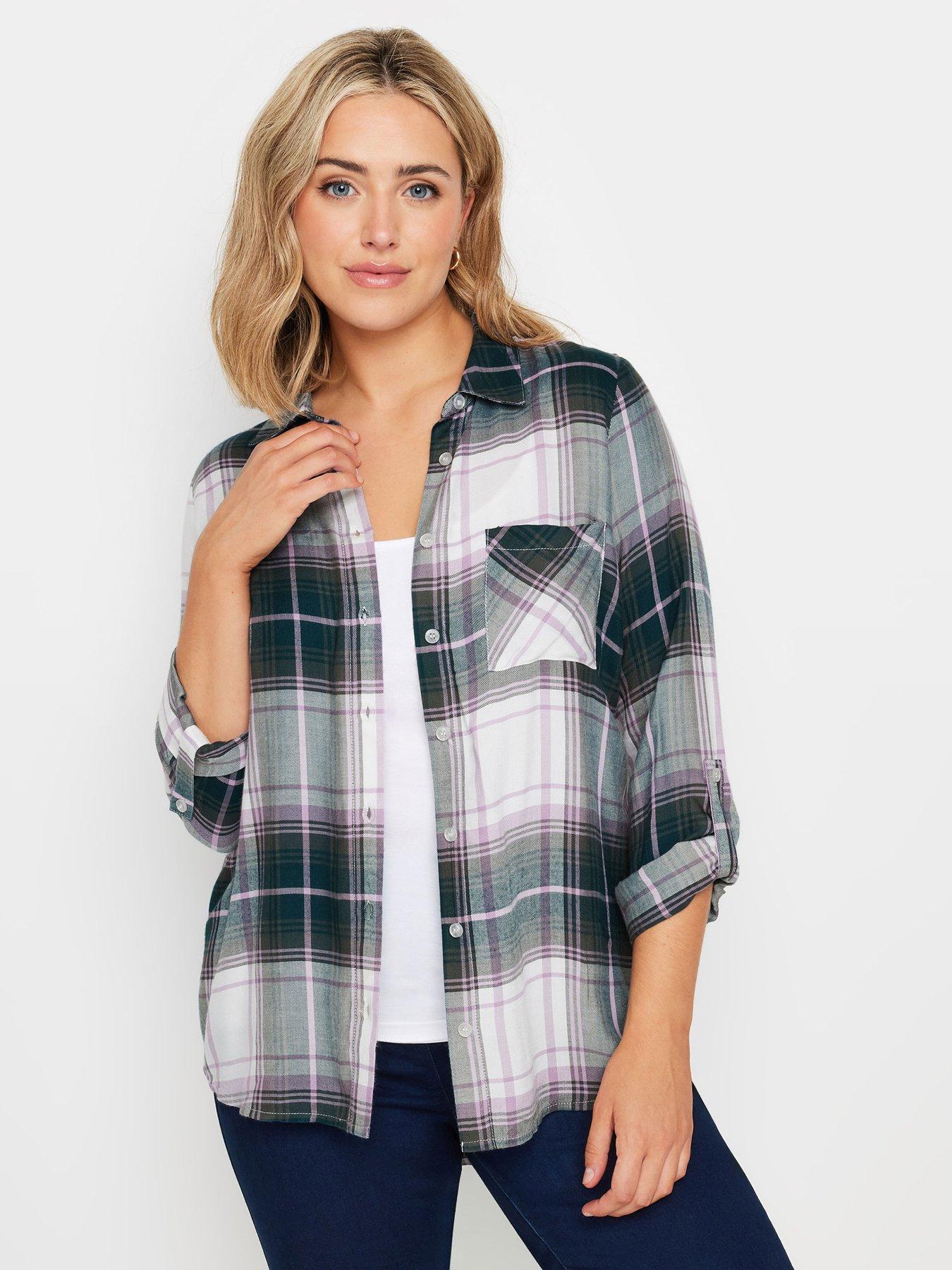 mco-checked-boyfriend-shirt-purpleoutfit