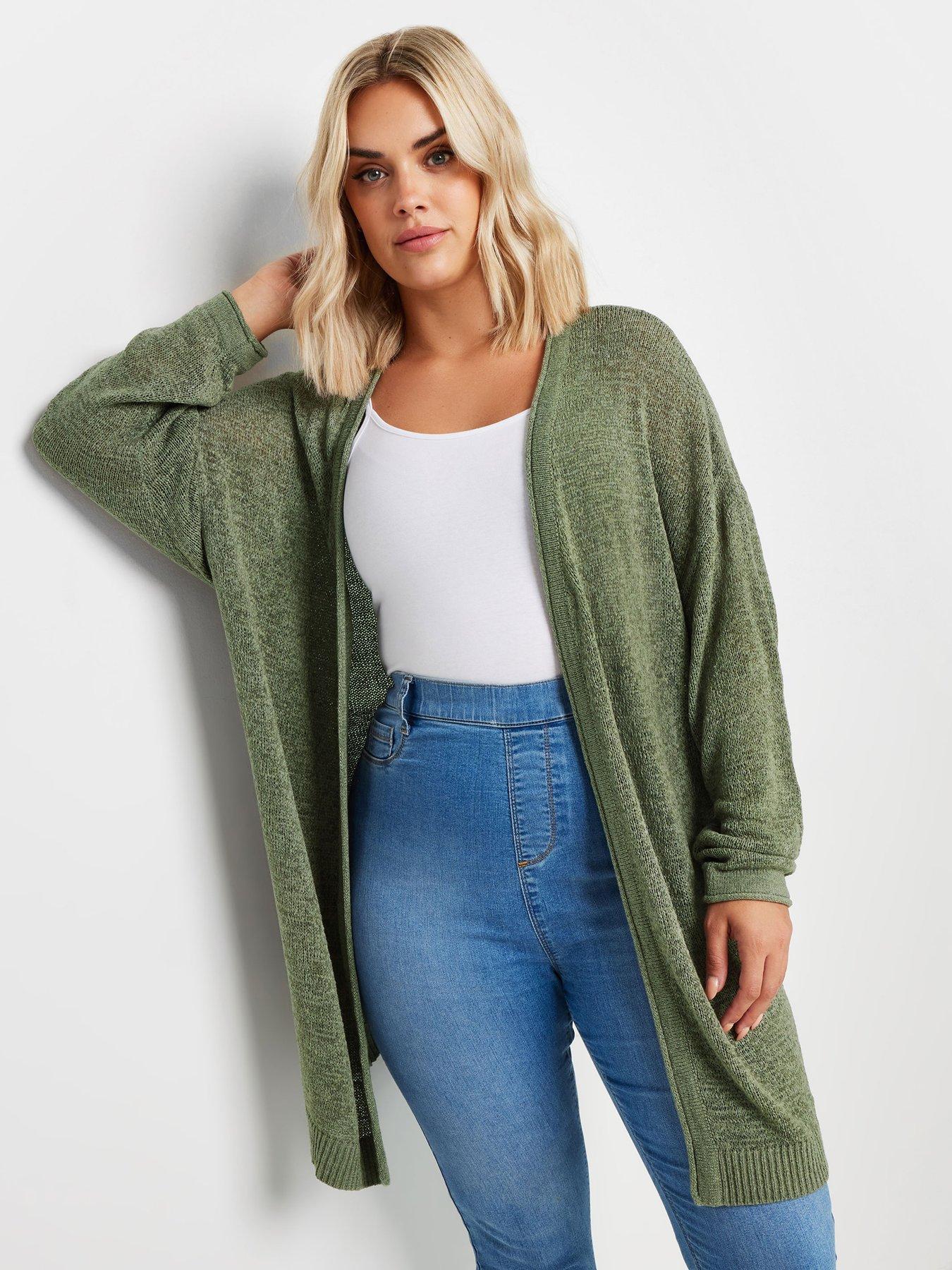 Yours Curve Tape Yarn Midi Cardigan | Very Ireland