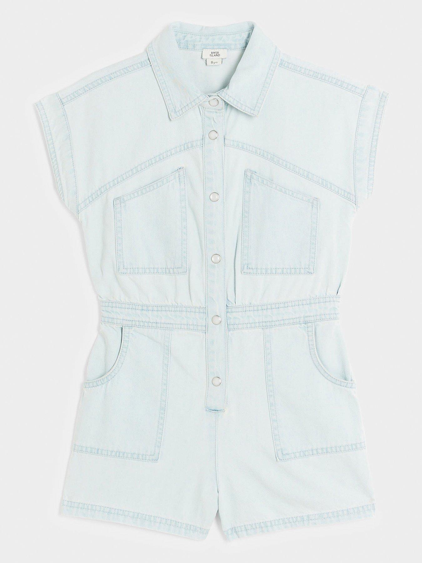 river-island-girls-denim-utility-playsuit-bluefront