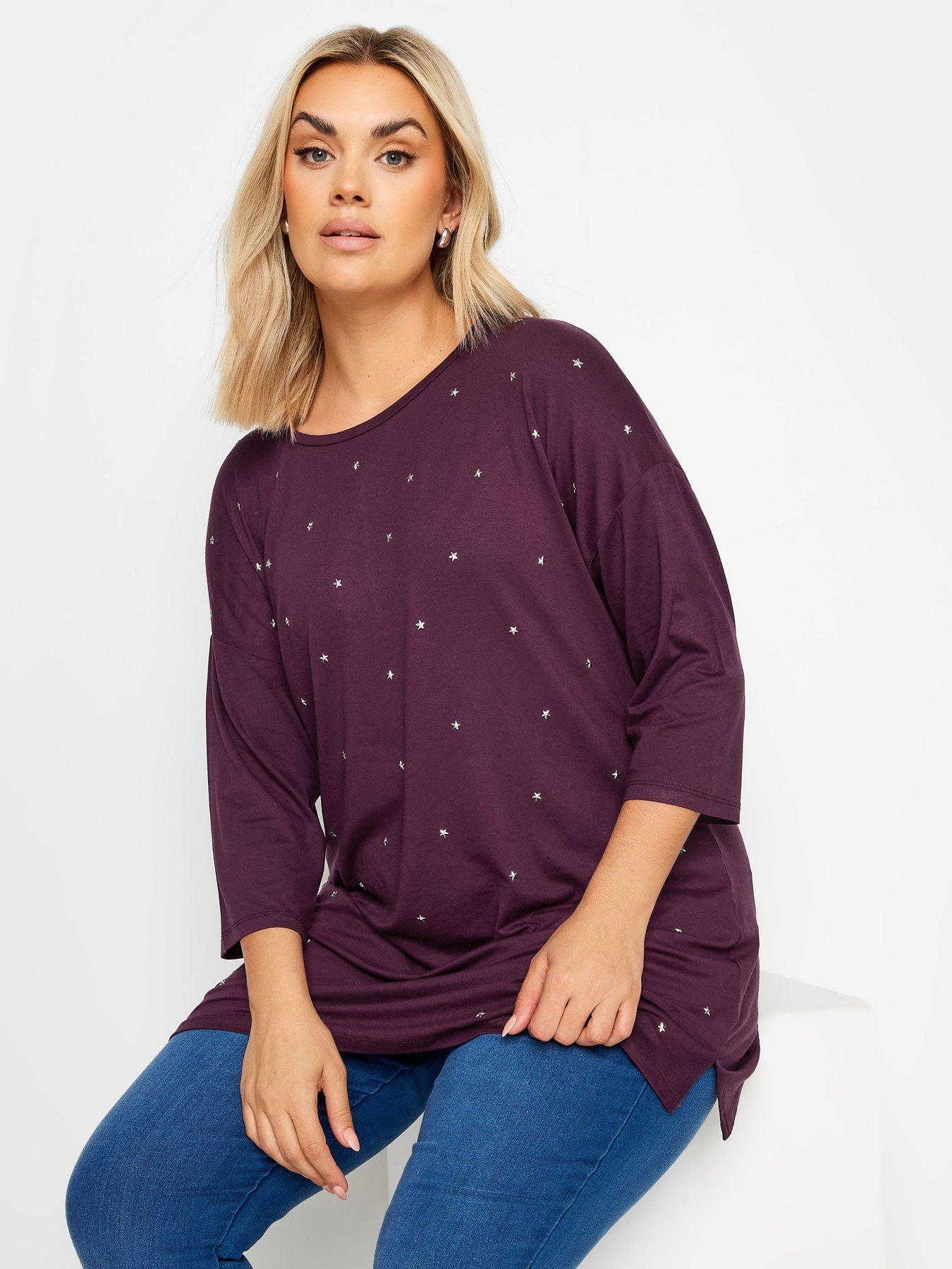 yours-curve-star-embellished-swing-top-purple