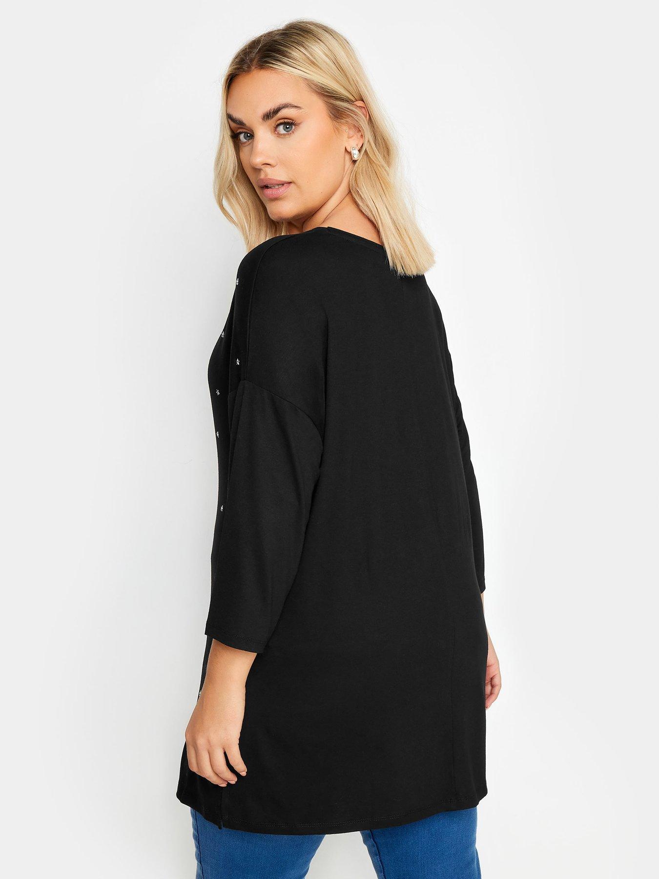 yours-curve-star-embellished-swing-top-blackstillFront