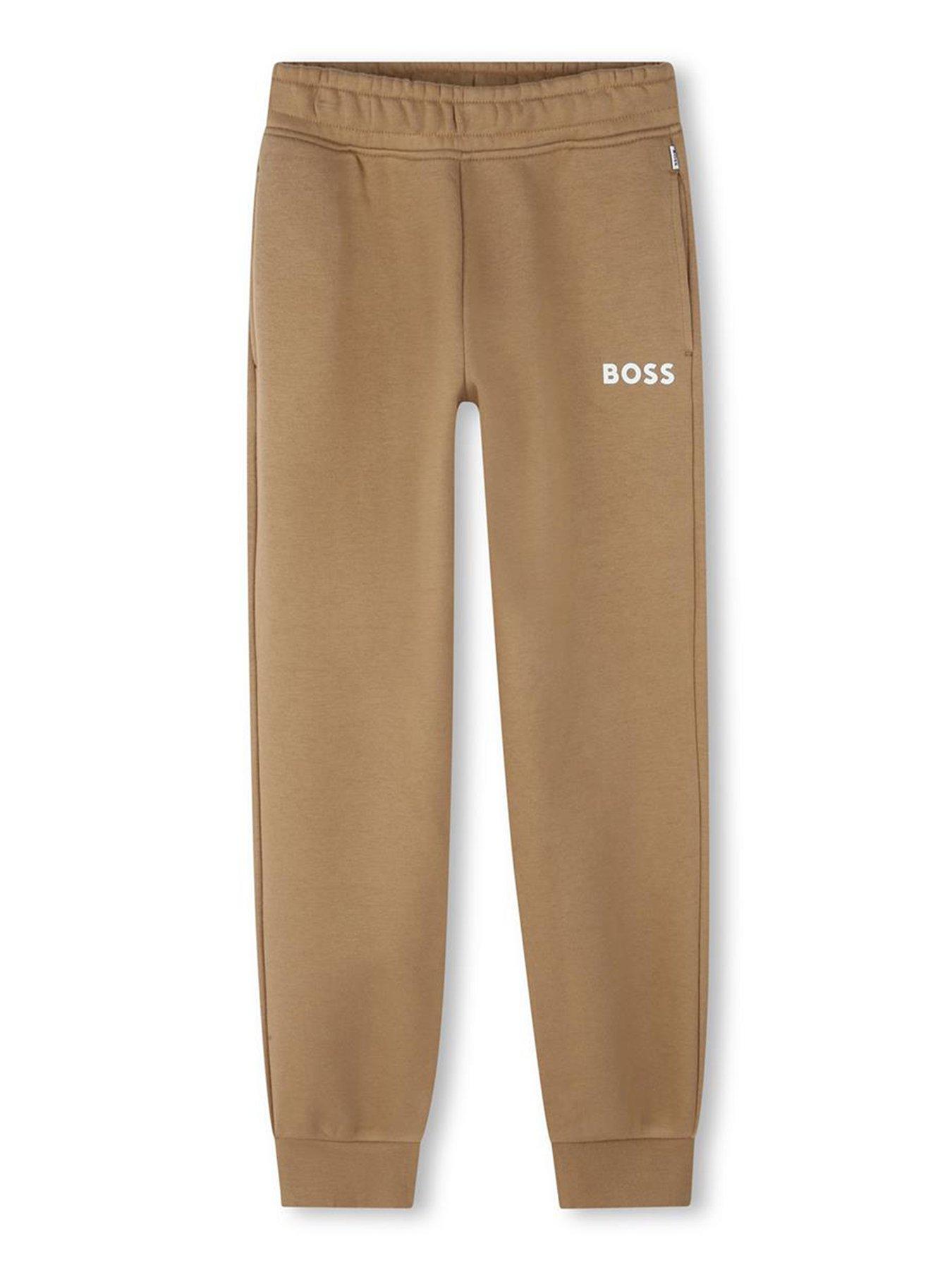 boss-boys-logo-jog-pants-beige