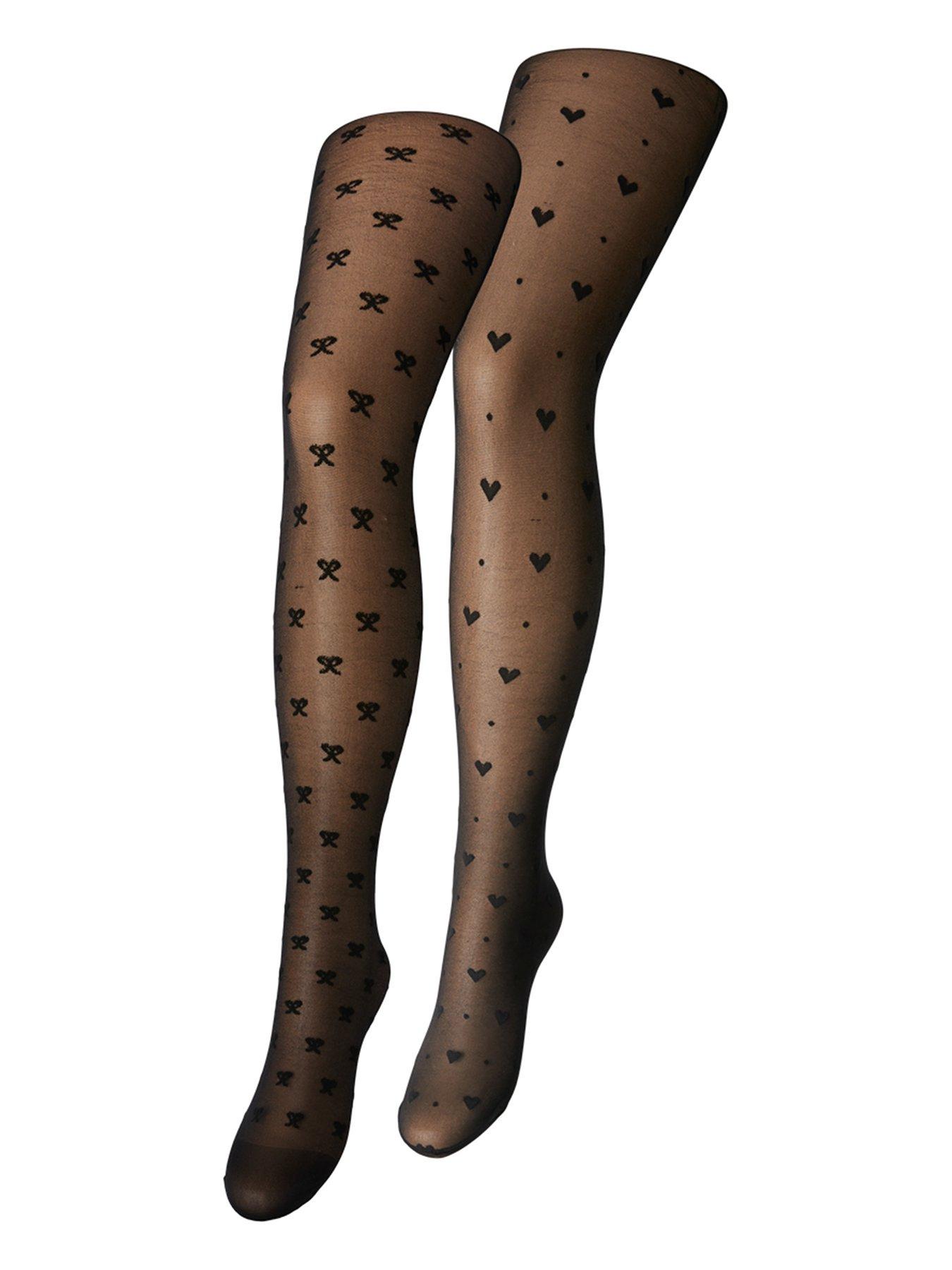 pieces-2-pack-pattern-tights-black