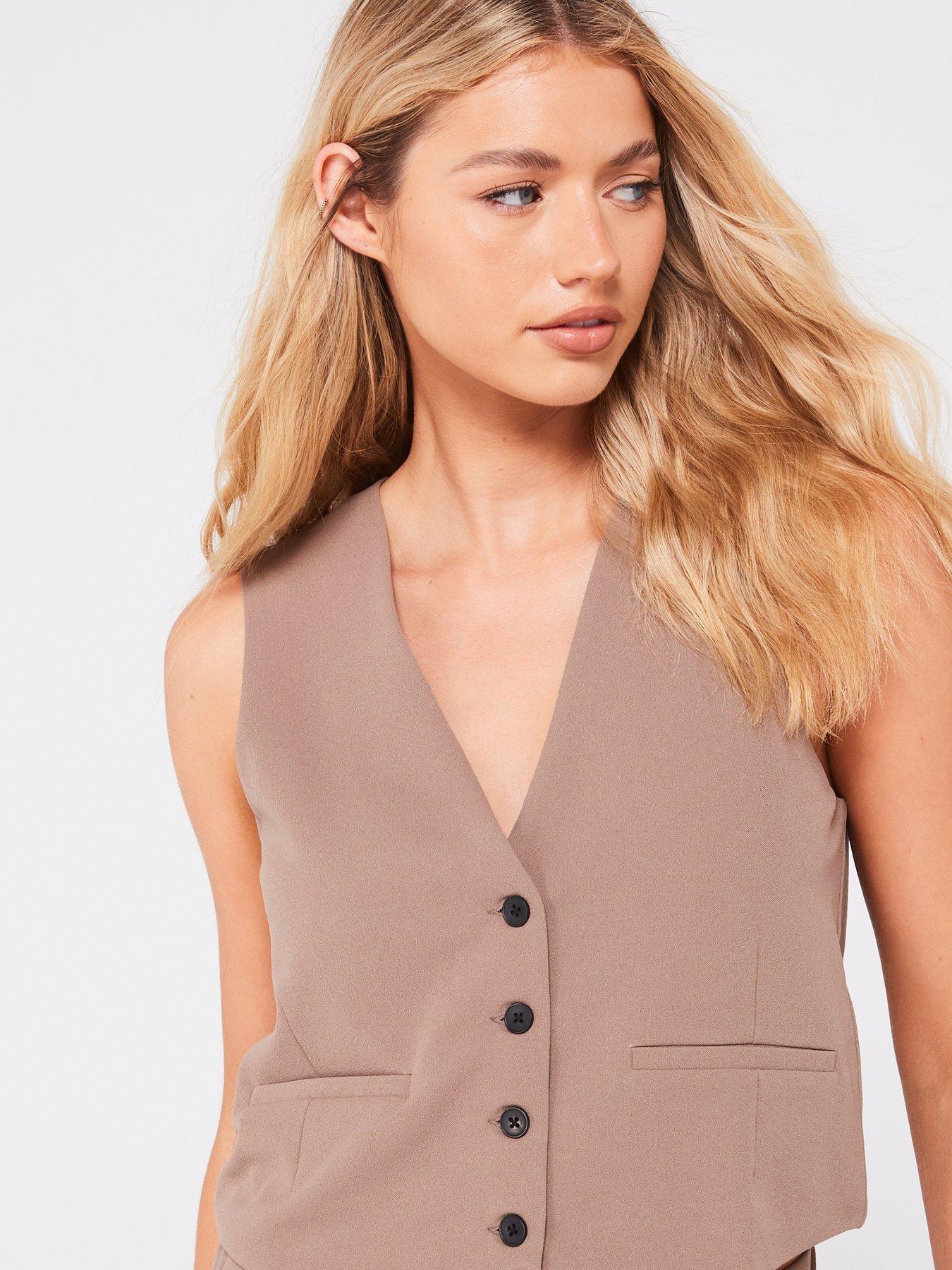 jdy-tailored-v-neck-waistcoat-beige-browndetail