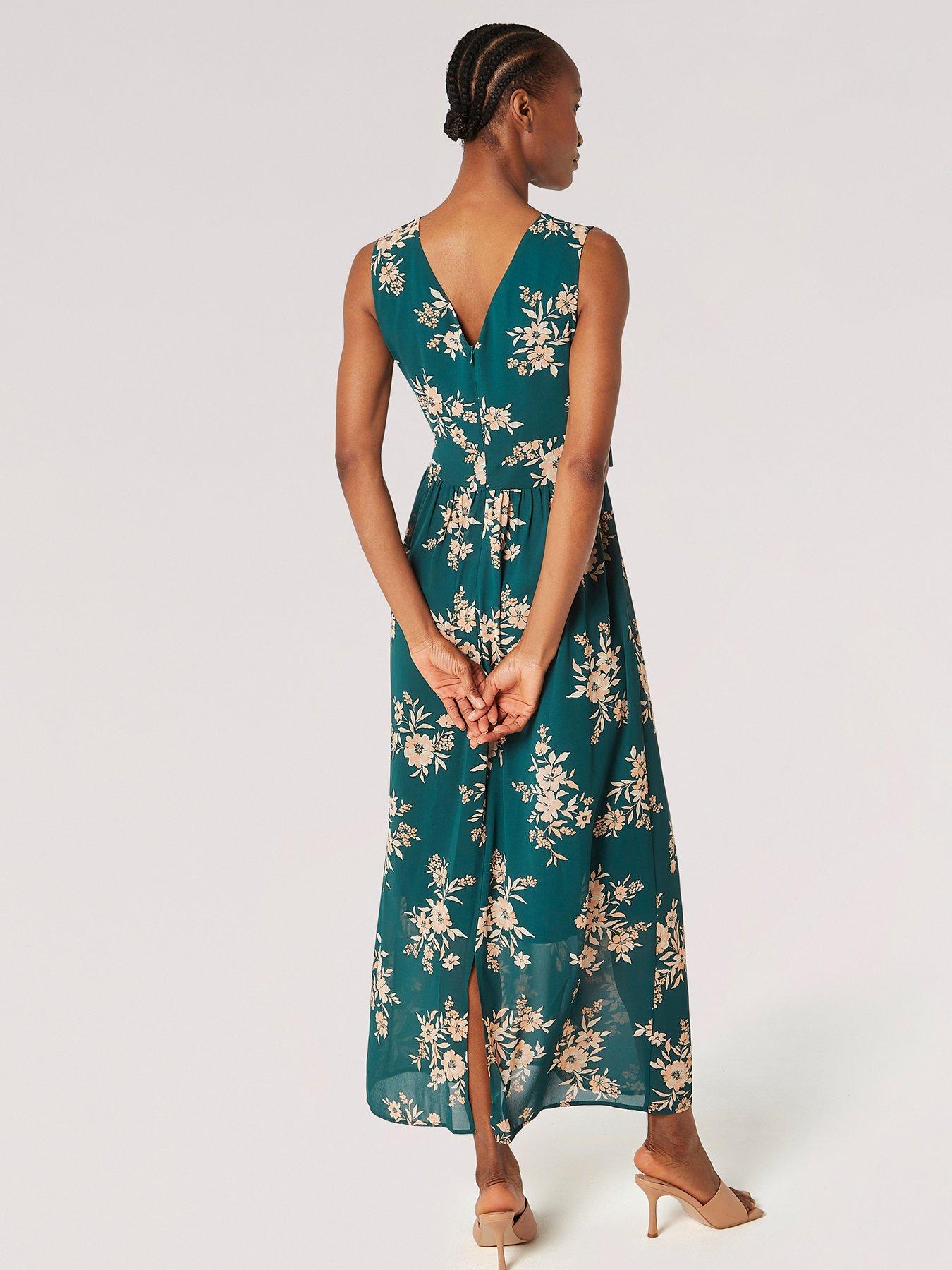 apricot-chiffon-sleeveless-large-floral-print-maxi-dress-greenback