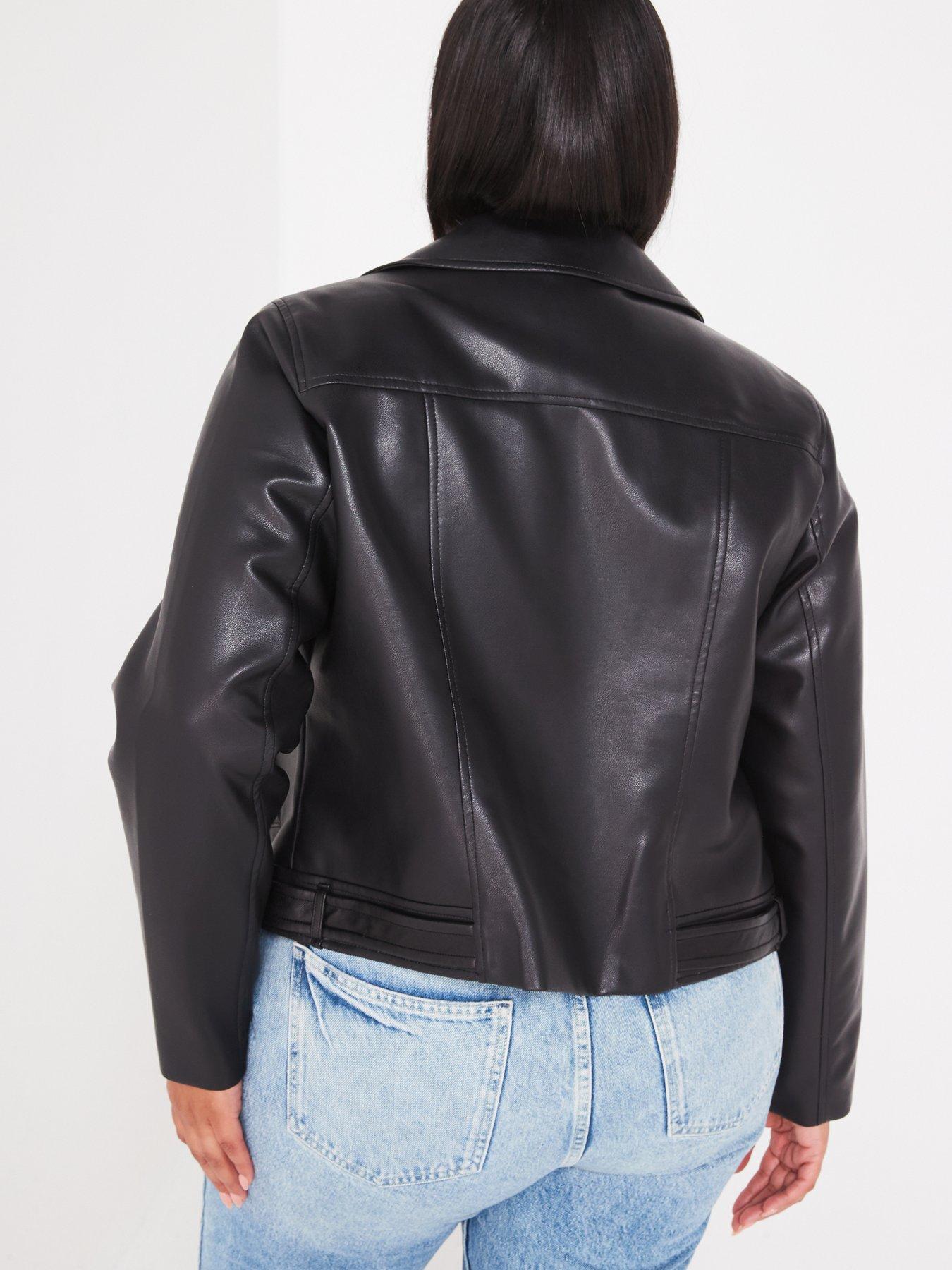 vero-moda-curve-short-faux-leather-jacket-blackstillFront