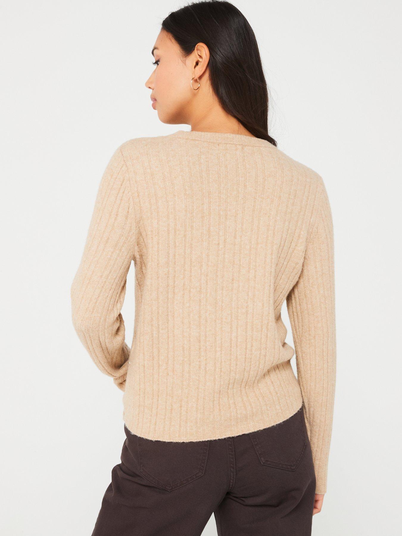 only-round-neck-long-sleeve-jumper-beigestillFront