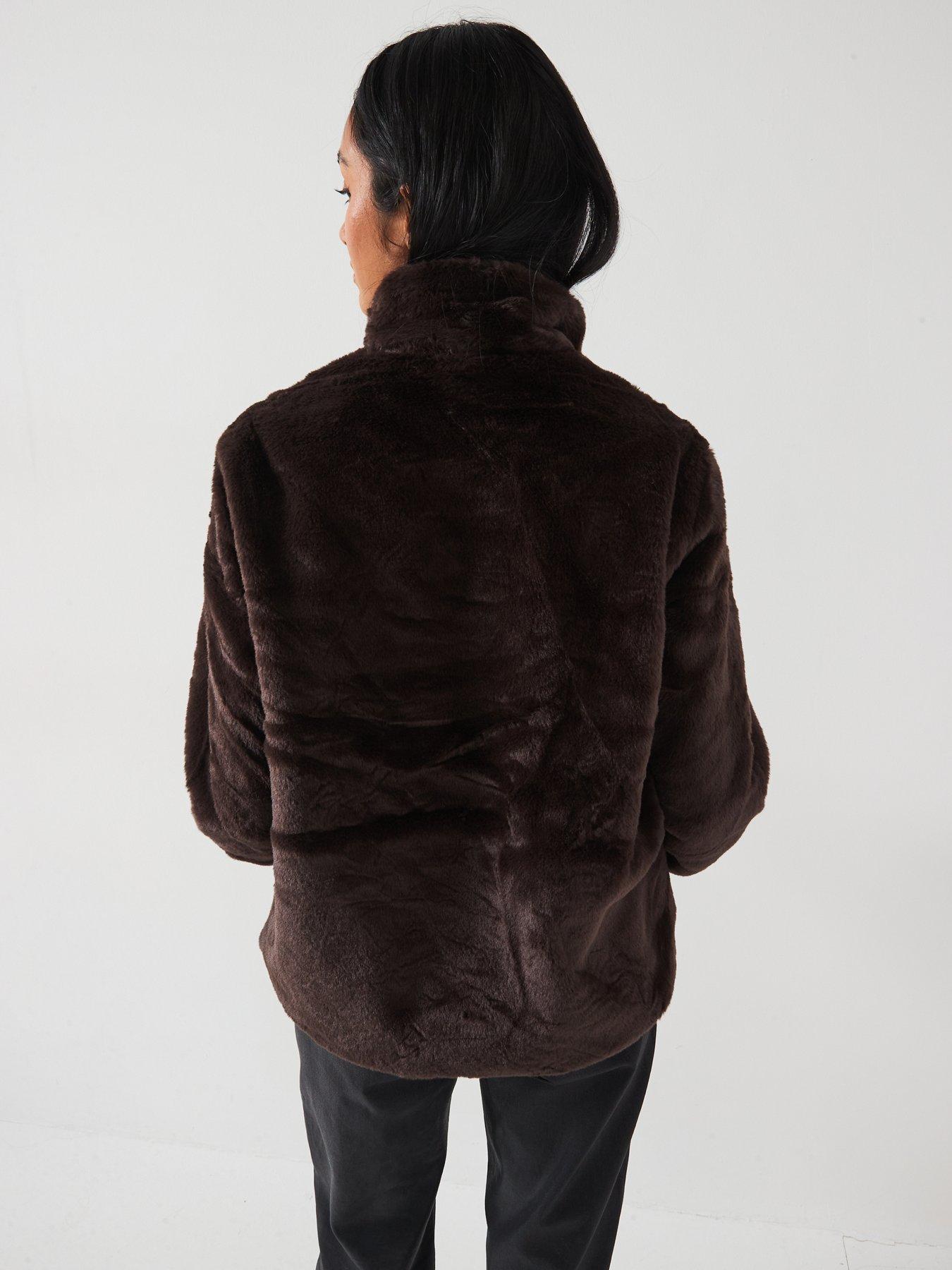 vero-moda-faux-fur-buckle-up-jacket-brownstillFront