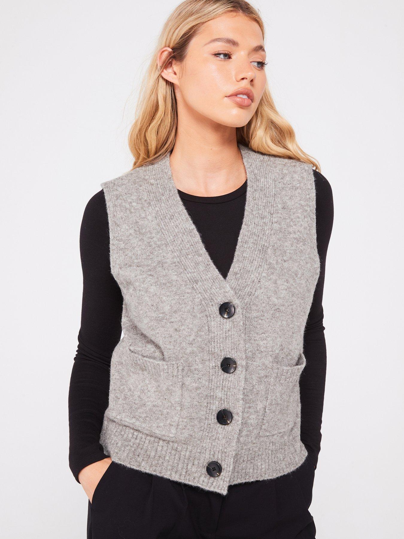 vero-moda-sleeveless-v-neck-knitted-vest-grey