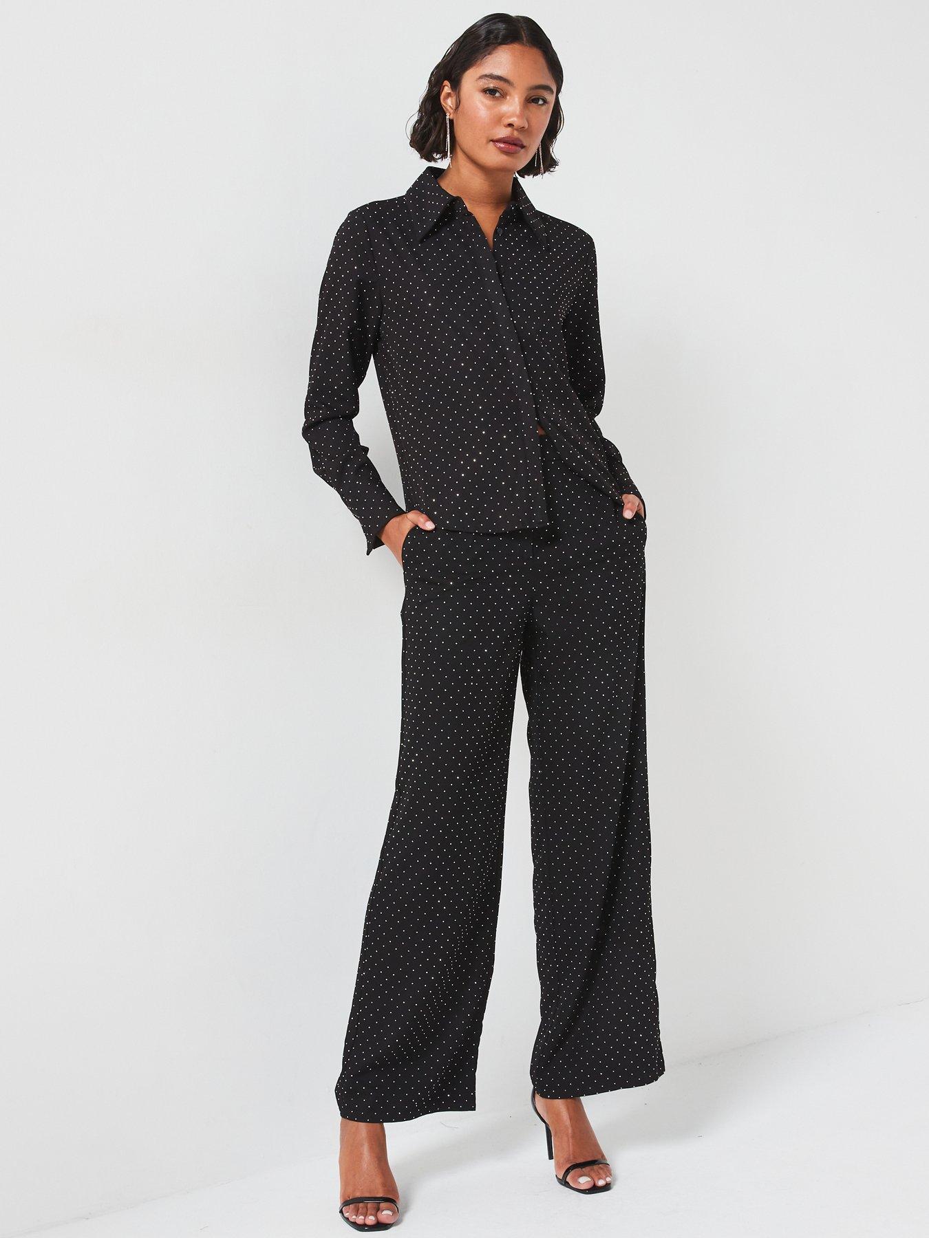 vila-high-waisted-embellished-pant-blackback