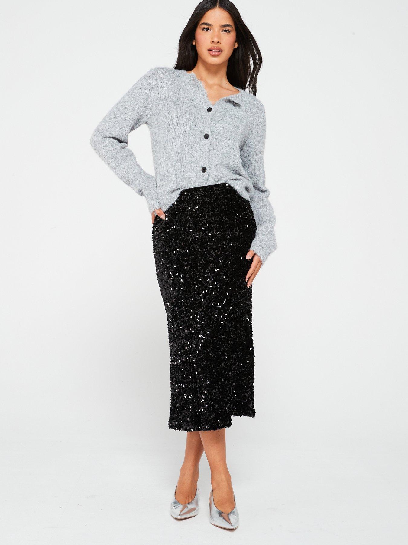 vila-sequin-high-waist-midi-skirt-blackback