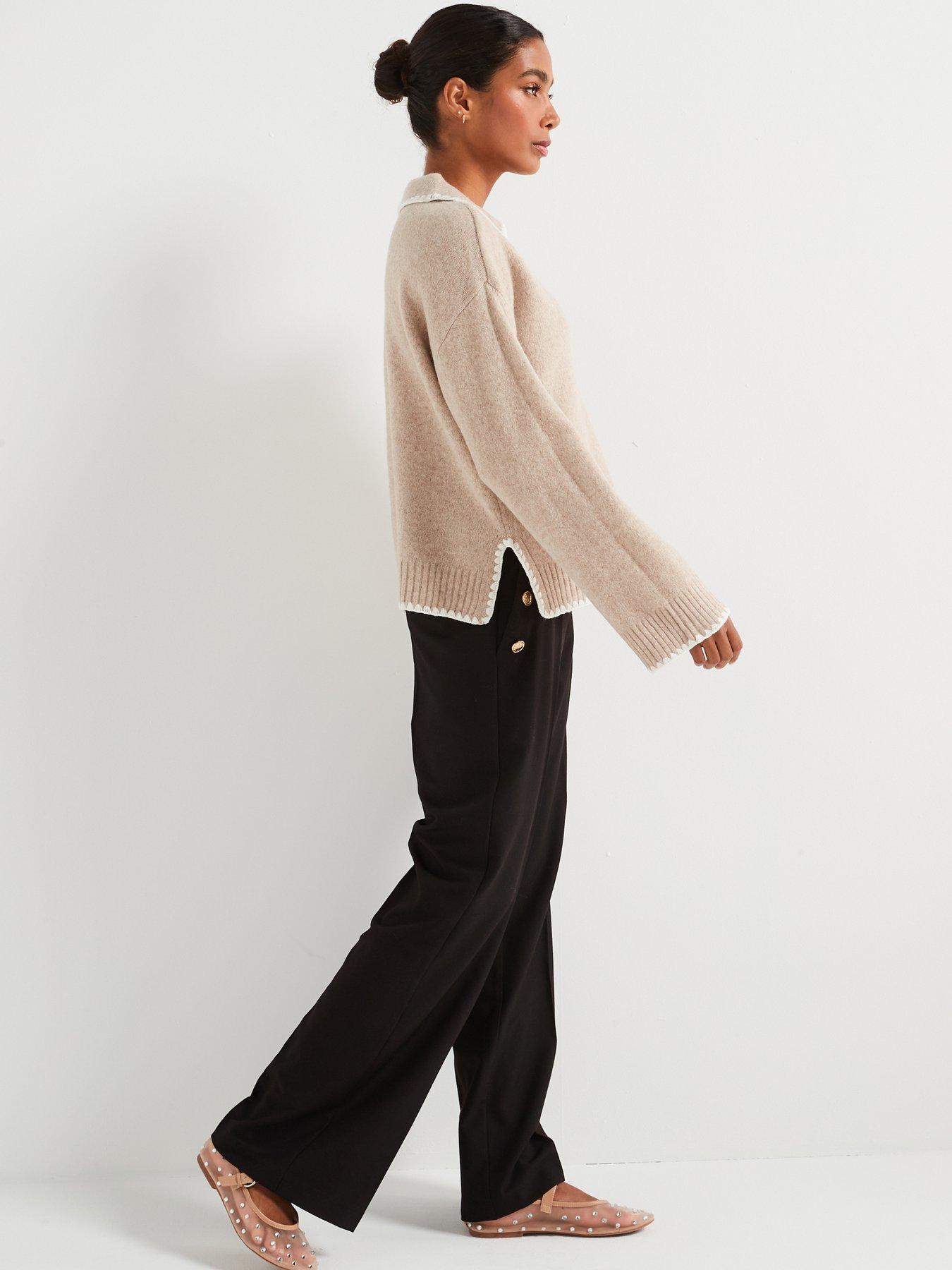 vila-button-detail-high-waist-trousers-blackdetail