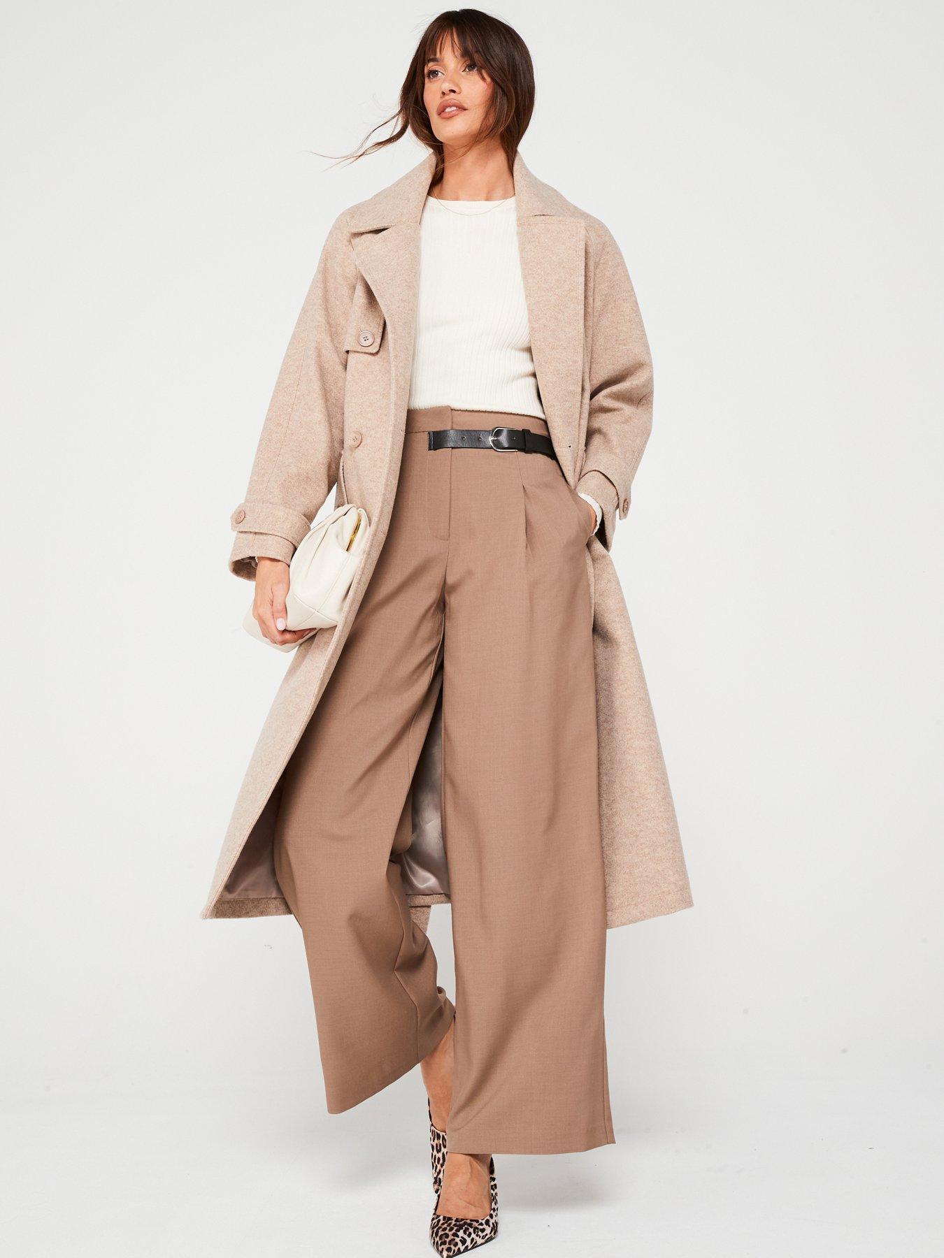 vila-paperbag-high-waist-wide-leg-pant-brown