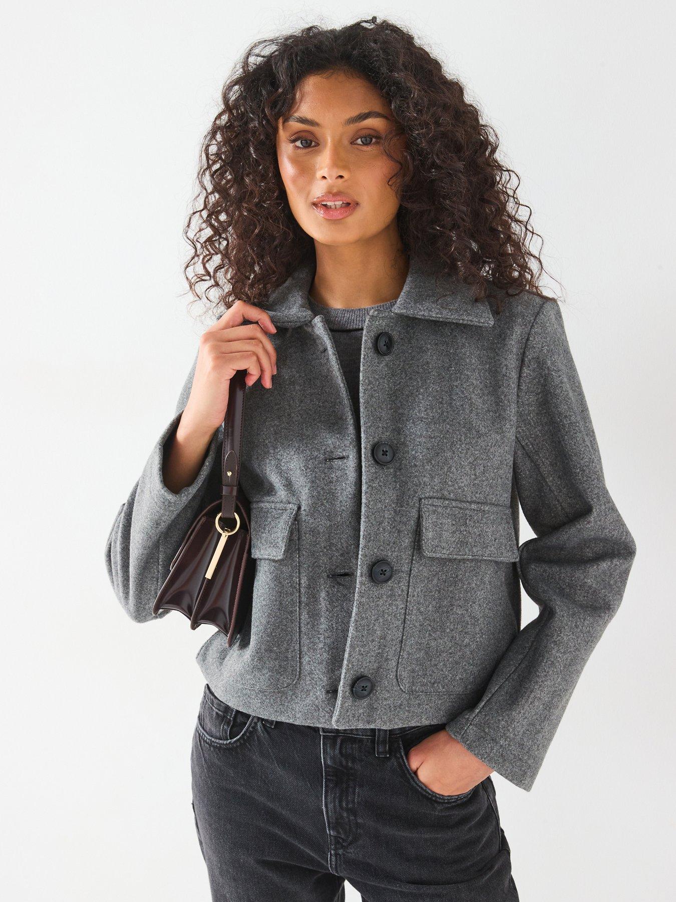 jdy-pocket-detail-shirt-jacket-grey