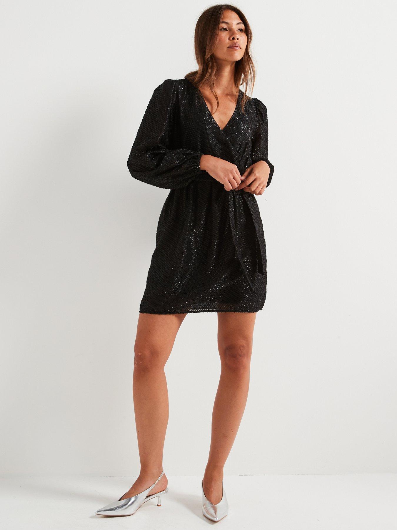 jdy-long-sleeve-wrap-mini-dress-blackback