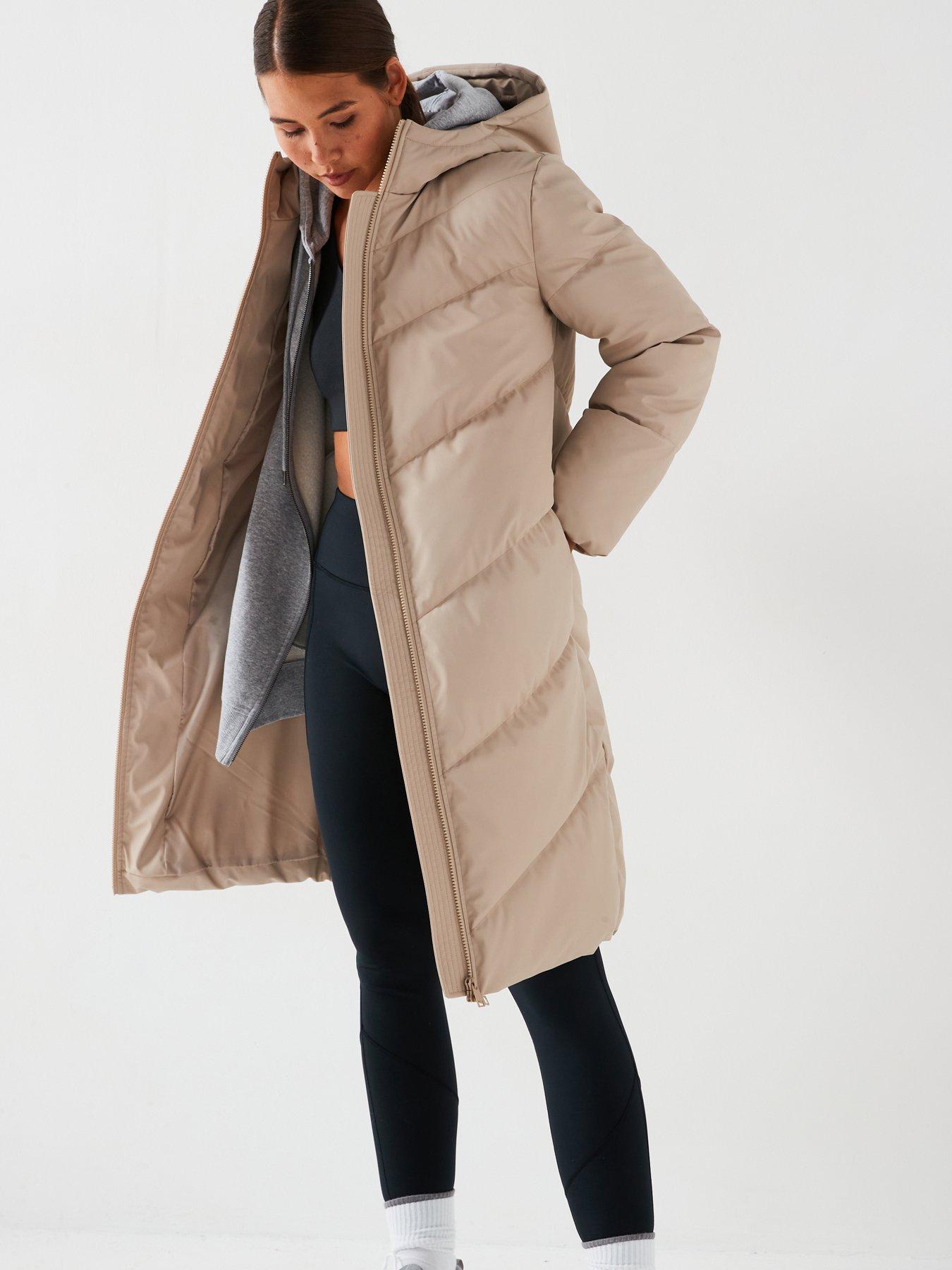 jdy-padded-longline-coat-beige