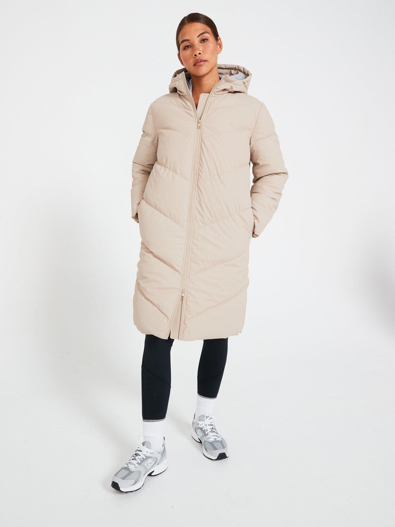 jdy-padded-longline-coat-beigeback