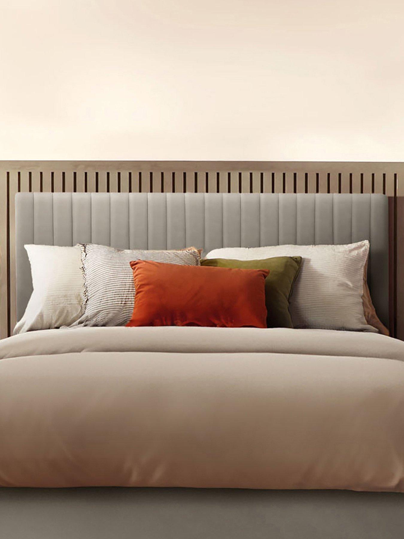 undefined Dusk Headboard- Velvet - Silver