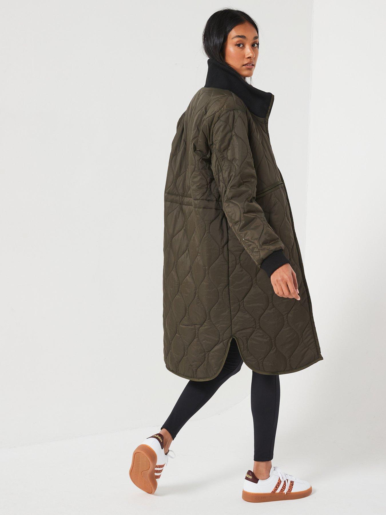 v-by-very-longerline-onion-quilted-coat-olivedetail