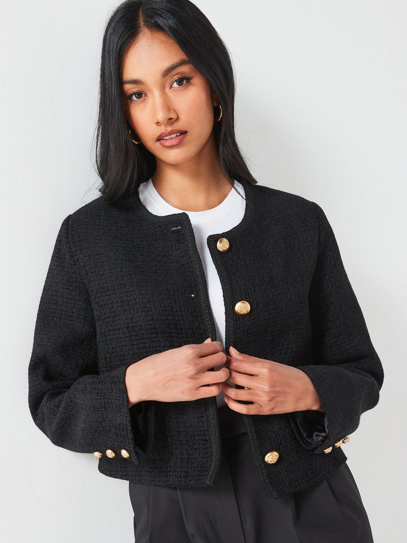 v-by-very-collarless-tweed-jacket-black