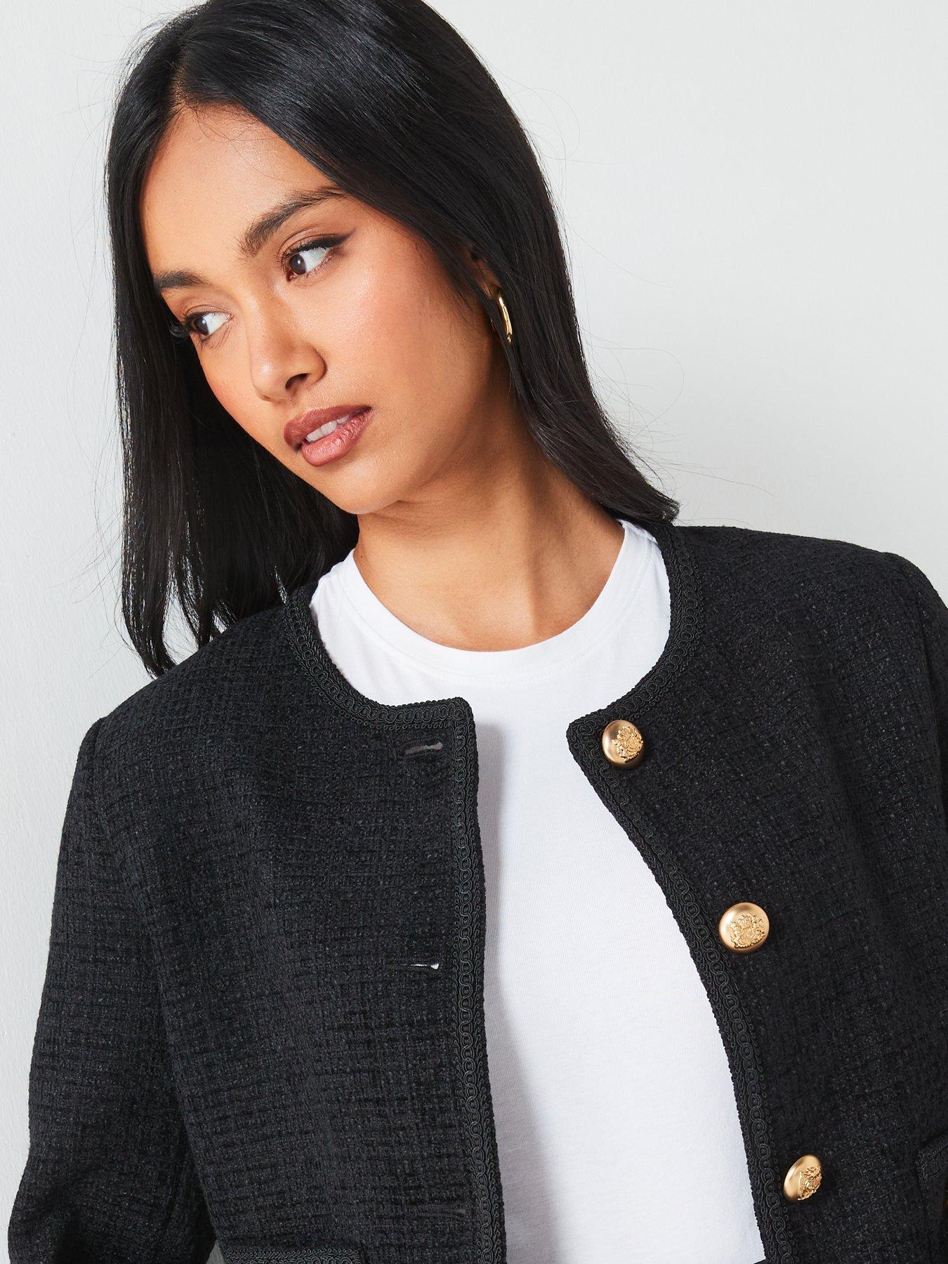 v-by-very-collarless-tweed-jacket-blackoutfit