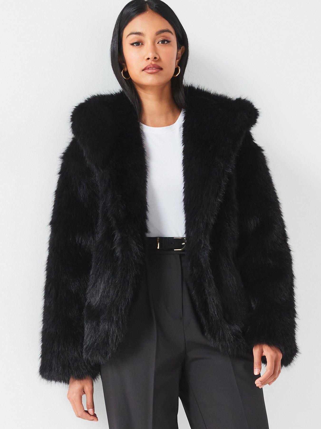 v-by-very-faux-fur-hooded-coat-black