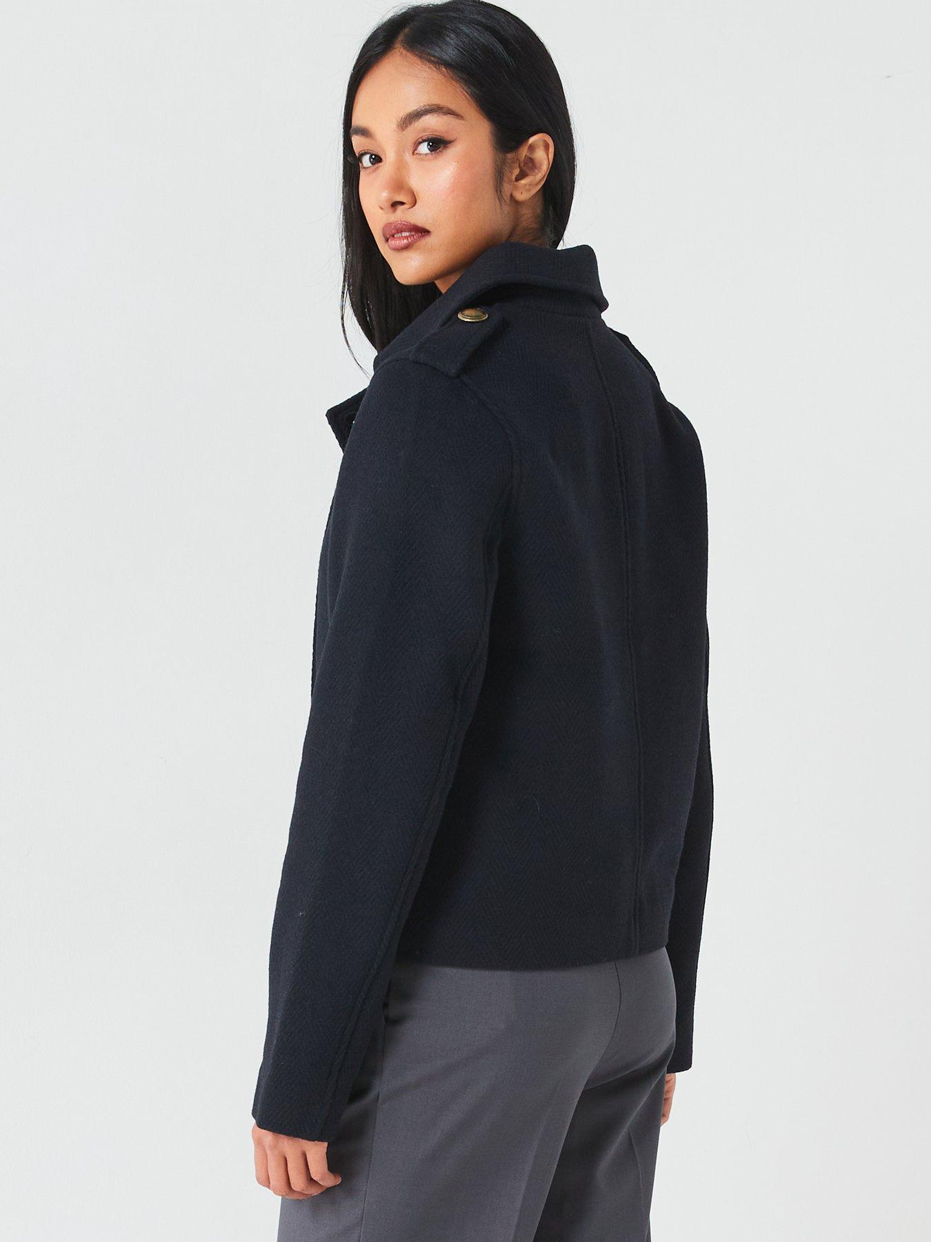 v-by-very-wool-mix-twill-short-pea-coat-navystillFront