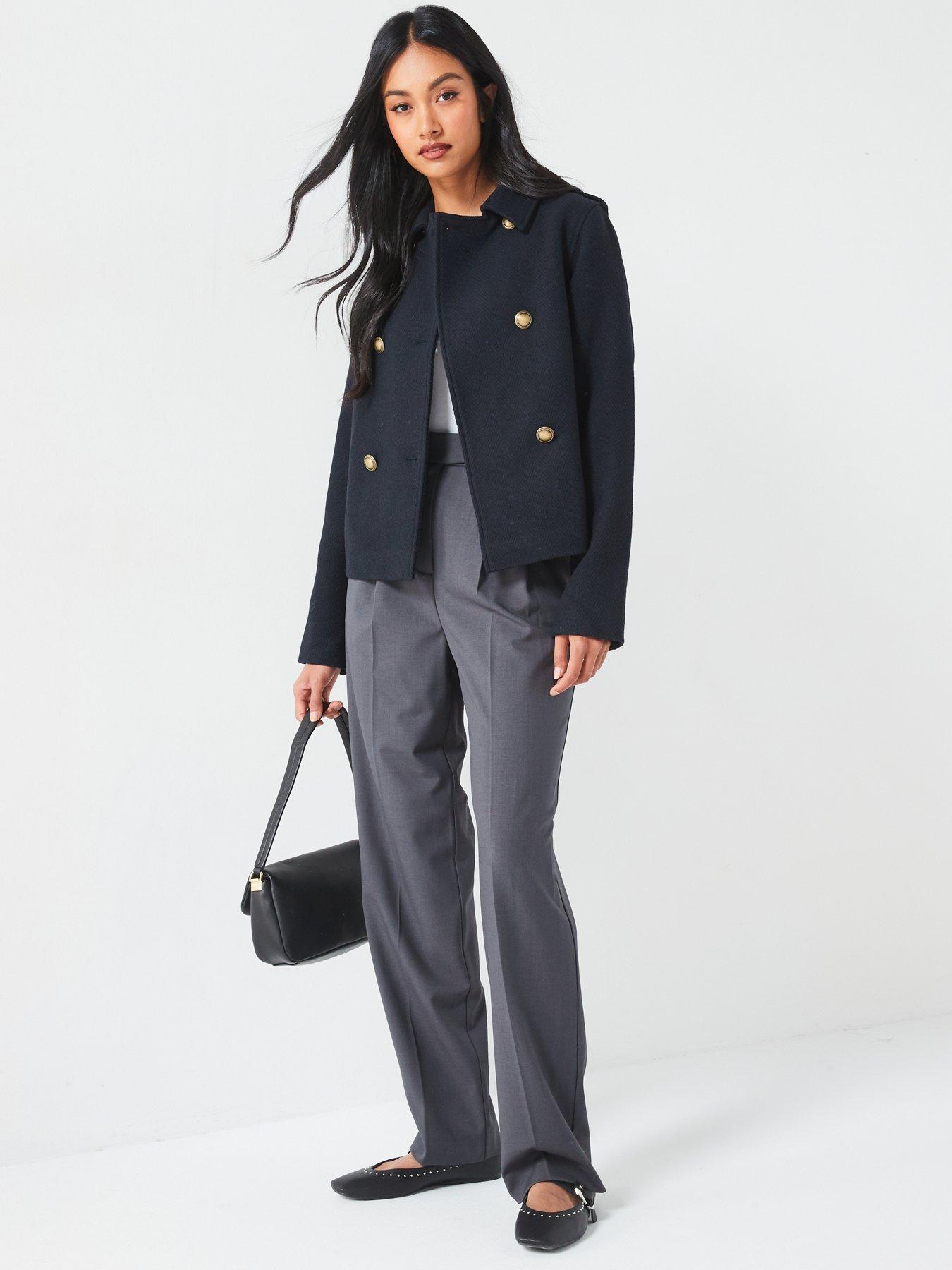 v-by-very-wool-mix-twill-short-pea-coat-navydetail