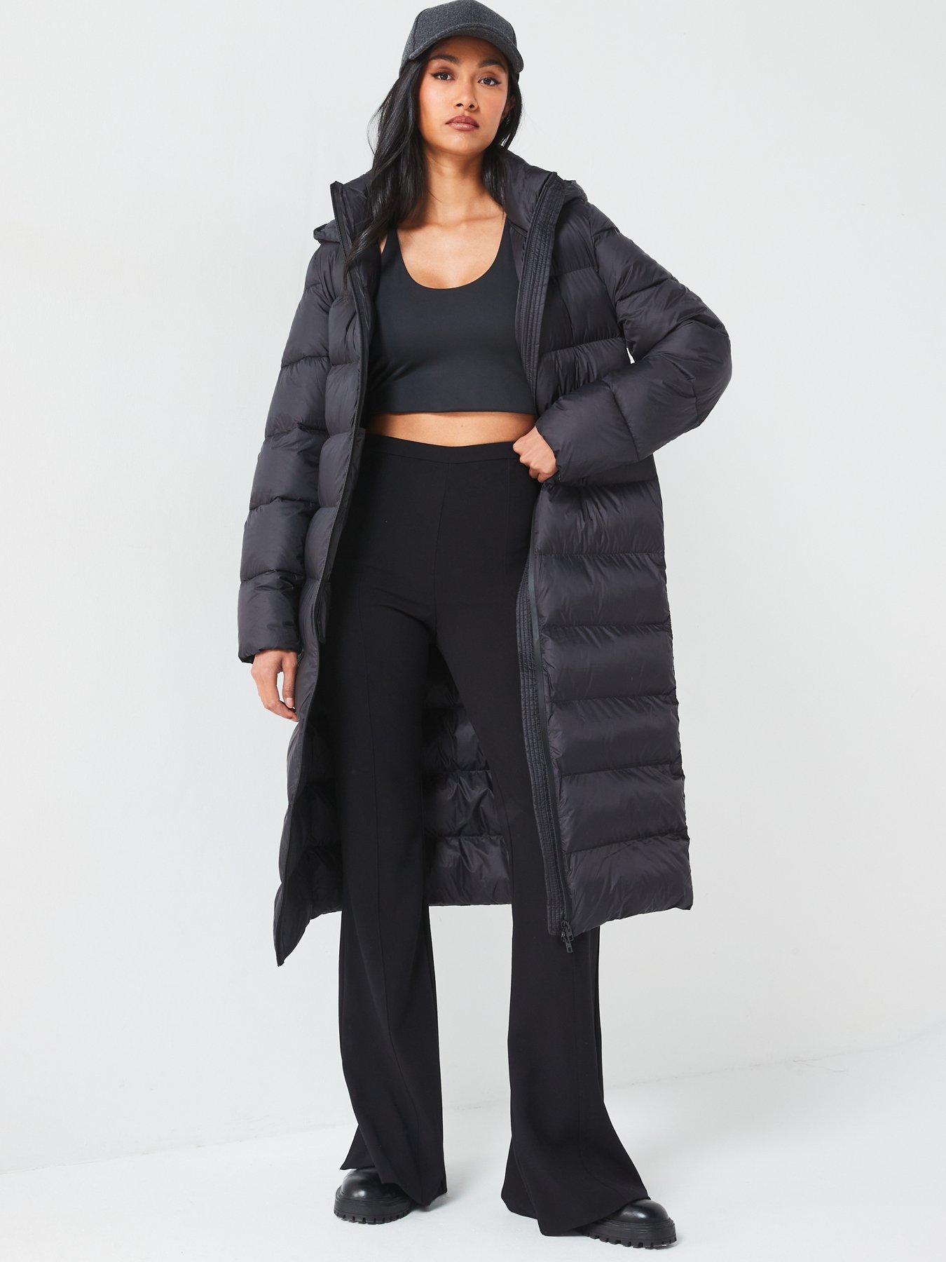 v-by-very-water-resistant-long-hooded-coat-blackdetail