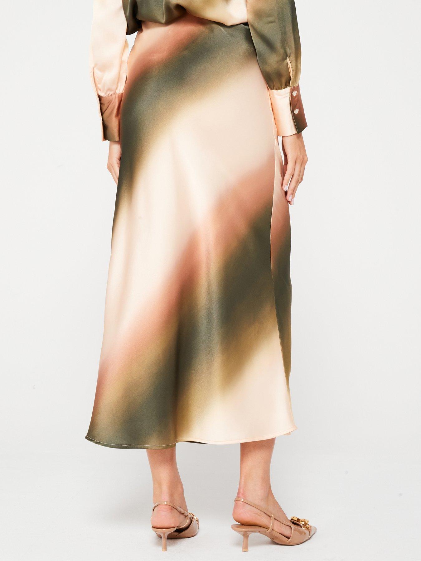 only-ombre-print-satin-midi-skirt-multistillFront