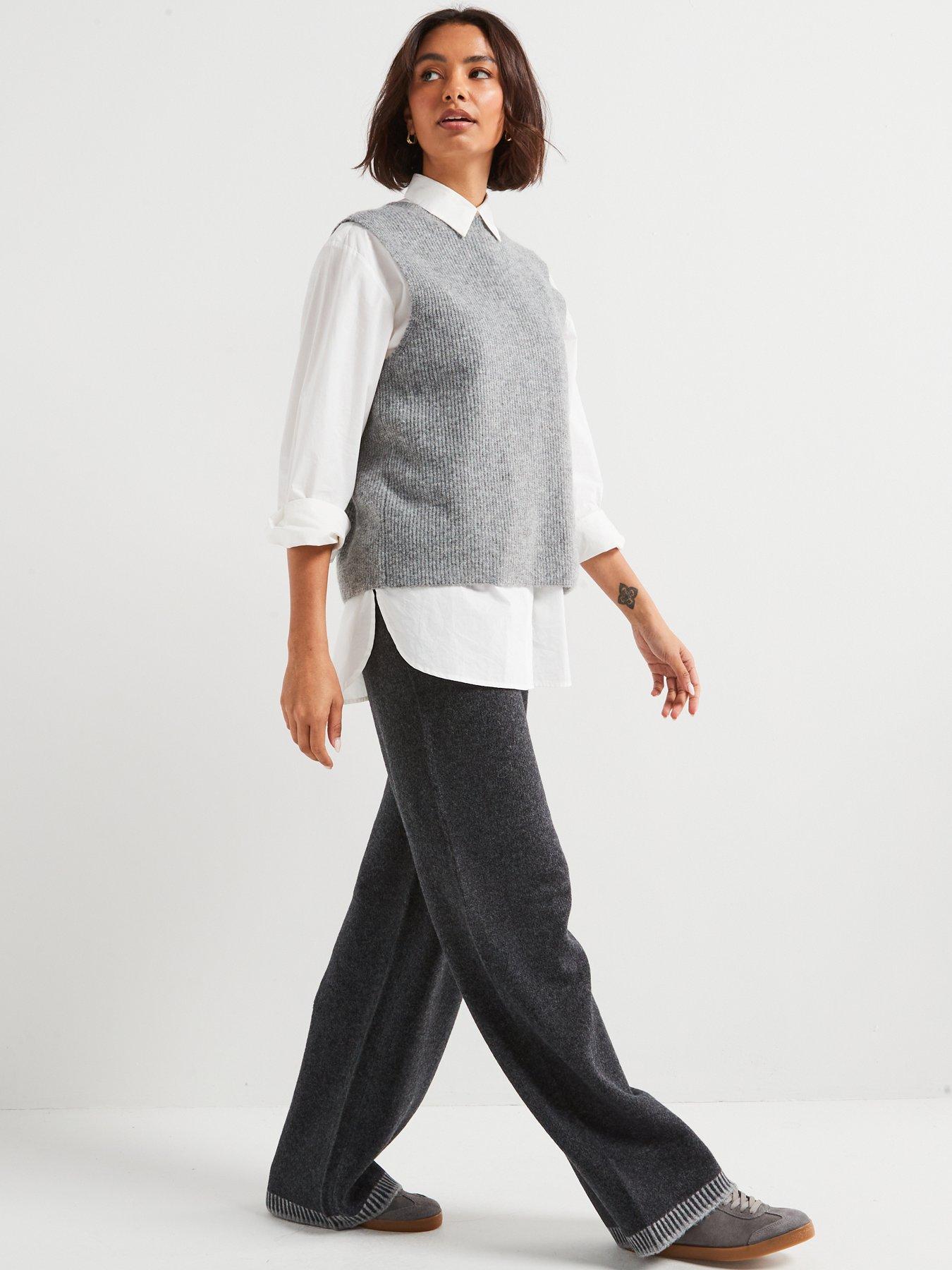 only-stitch-detail-knitted-trousers-dark-greyback