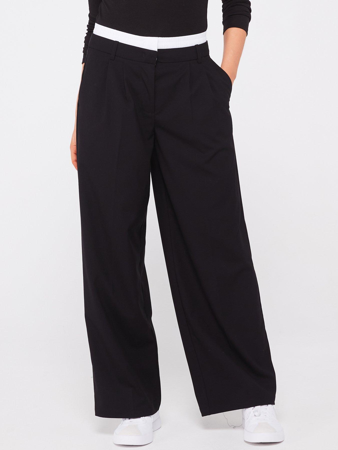 vero-moda-wide-leg-boxer-detail-pant-black