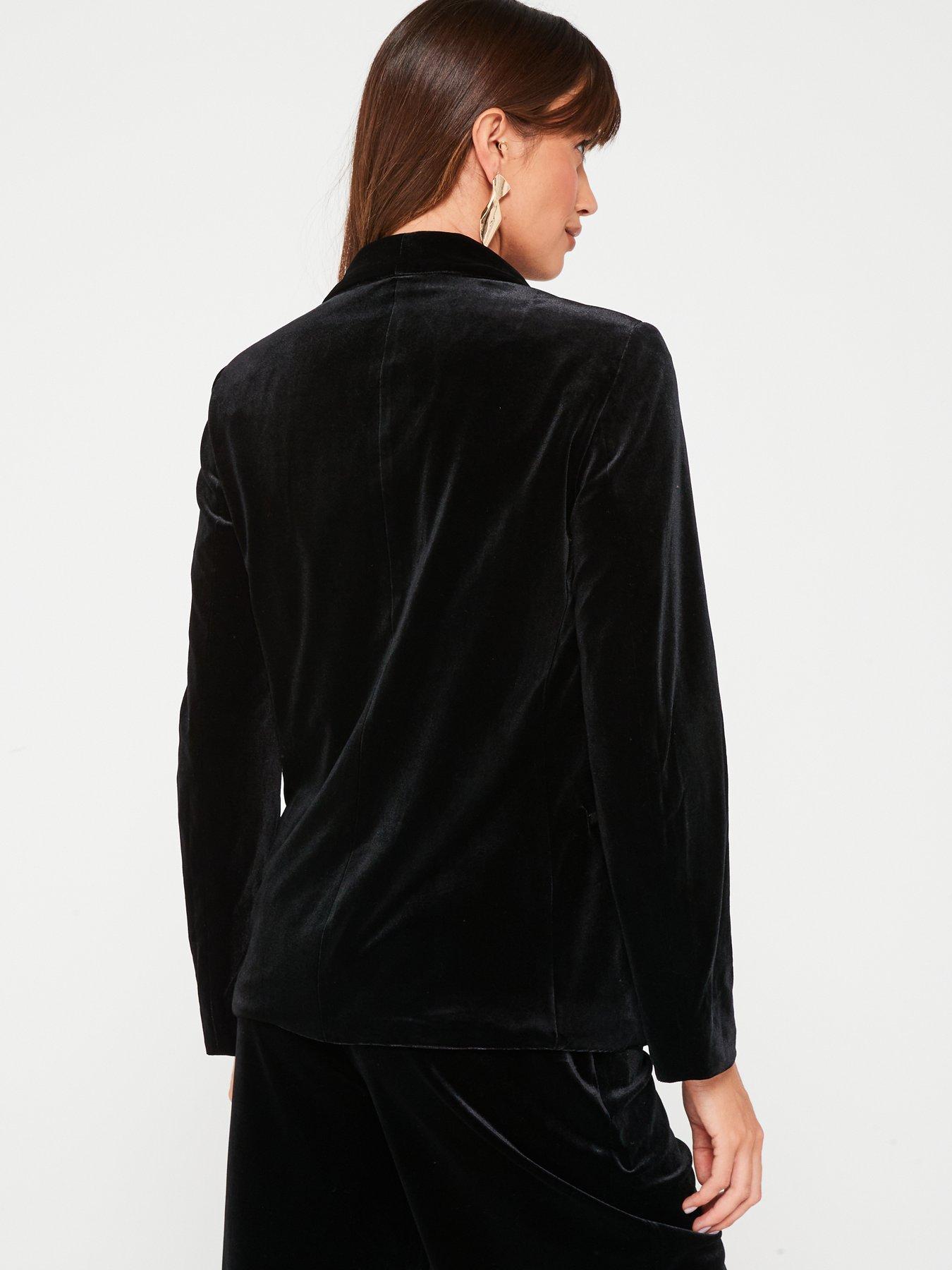 vero-moda-velvet-long-sleeve-blazer-blackstillFront