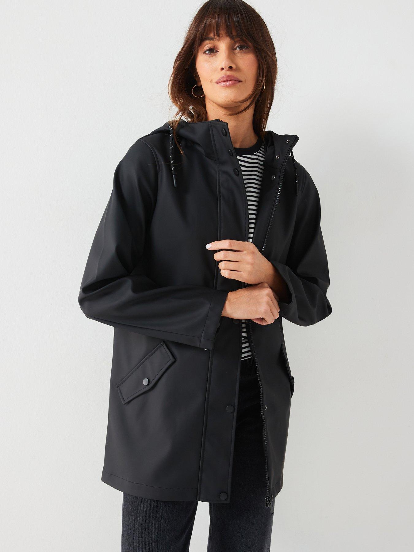 vero-moda-coated-long-raincoat-black