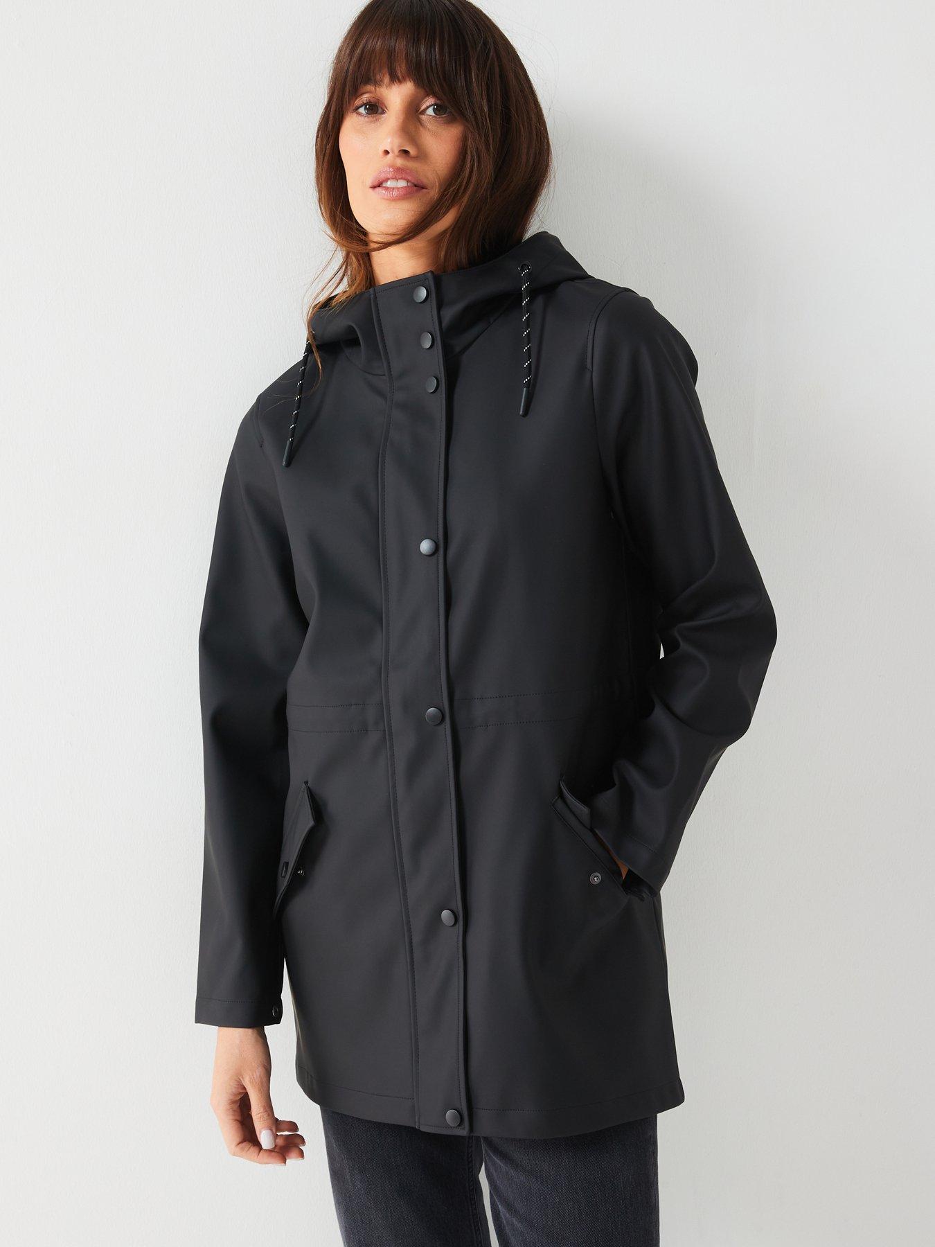 vero-moda-coated-long-raincoat-blackoutfit