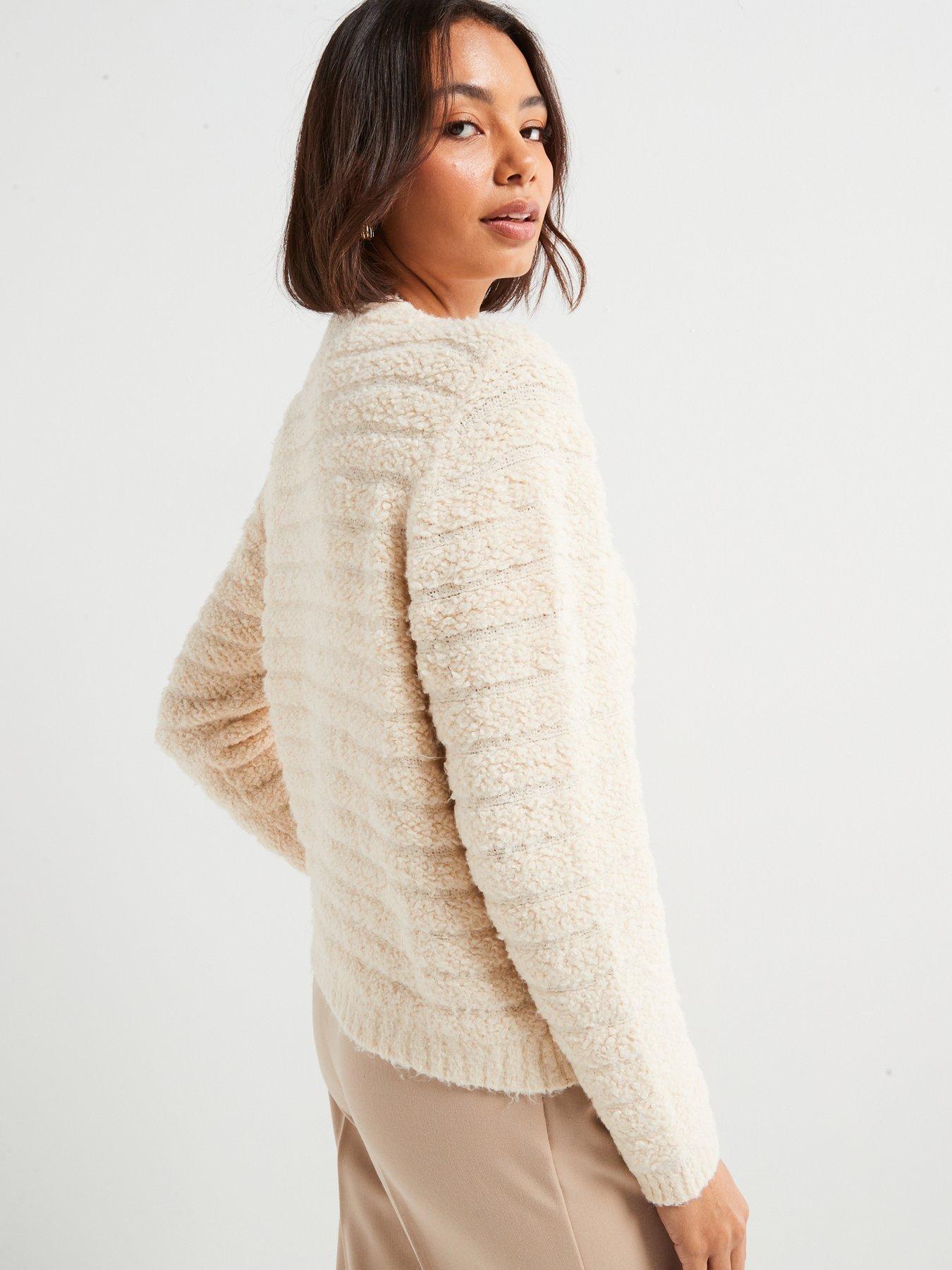 only-textured-long-sleeve-knitted-cardigan-creamstillFront