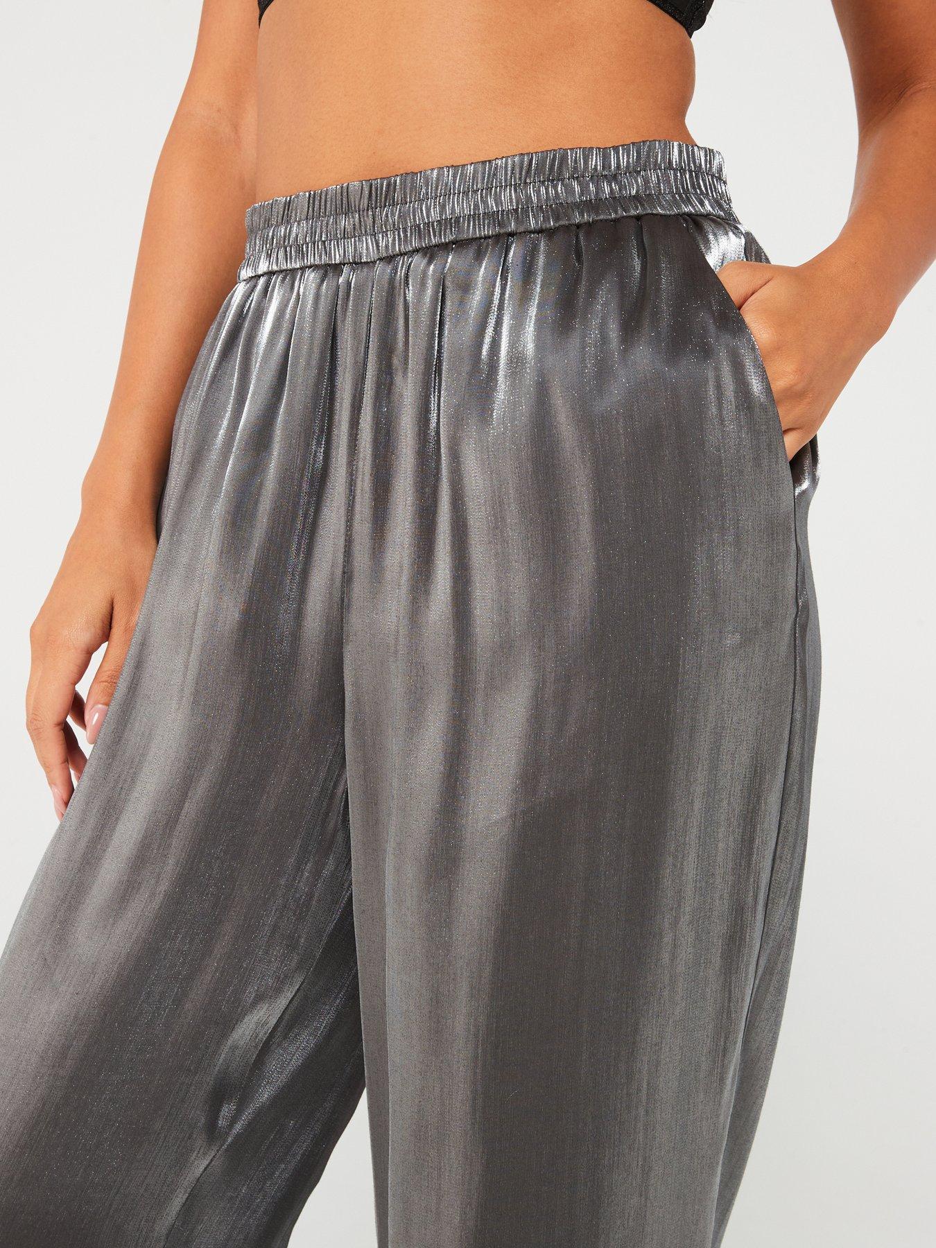 pieces-high-waist-elasticated-wide-leg-pant-silveroutfit