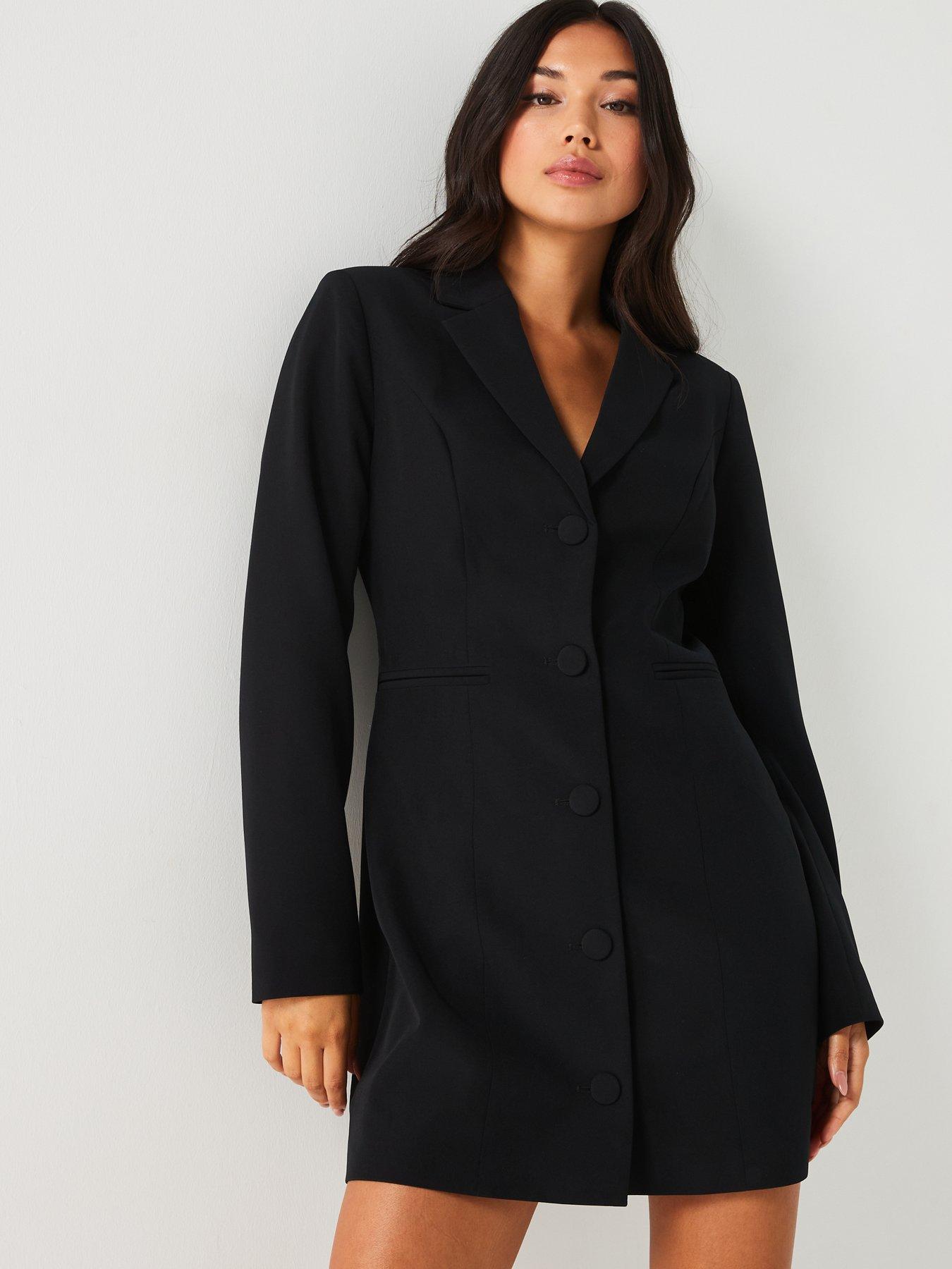 pieces-long-sleeve-mini-blazer-dress-blackoutfit