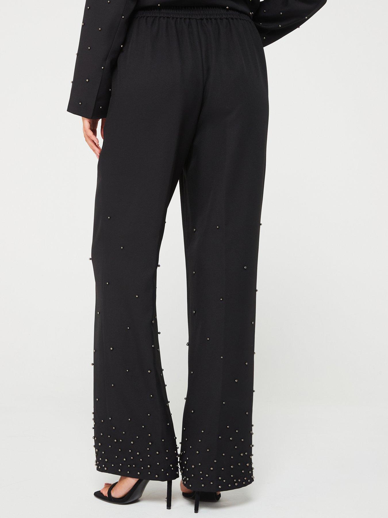 pieces-high-waist-embellished-straight-leg-pant-blackstillFront