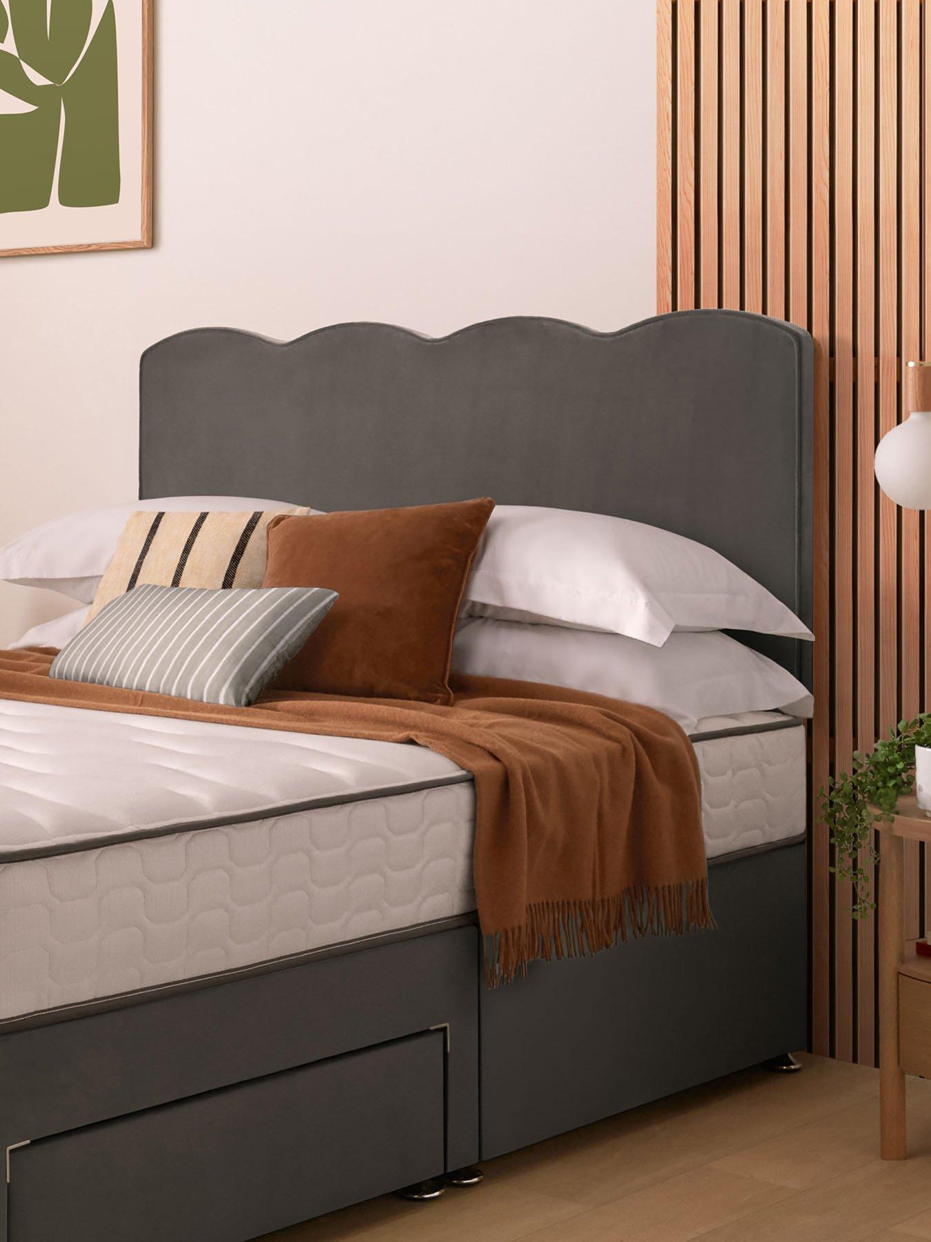 silentnight-velvet-wave-headboard-charcoal